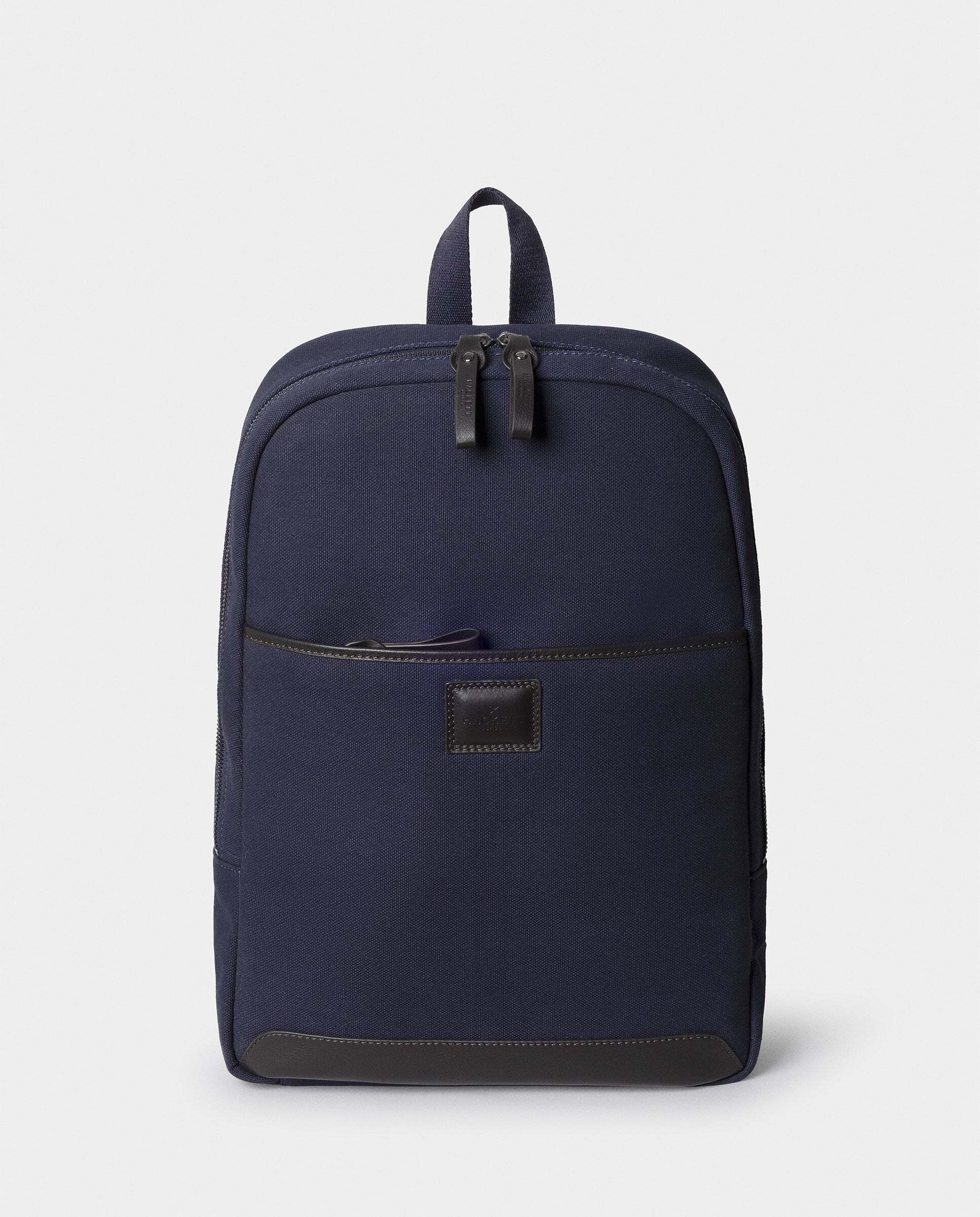 Imagen 0 de Mochila de hombre de lona wells Azul marino