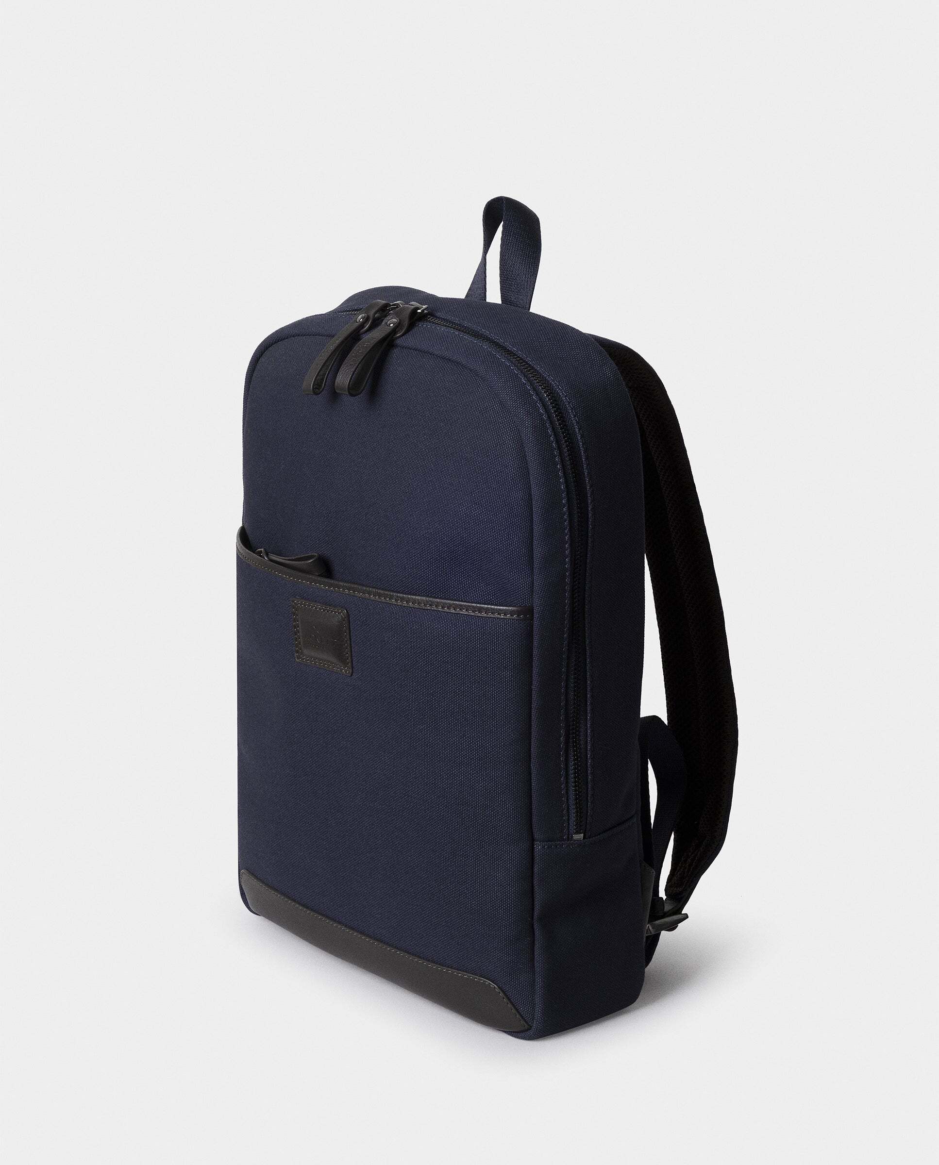 Mochila de hombre de lona wells - Hackett - Azul marino Azul marino-2