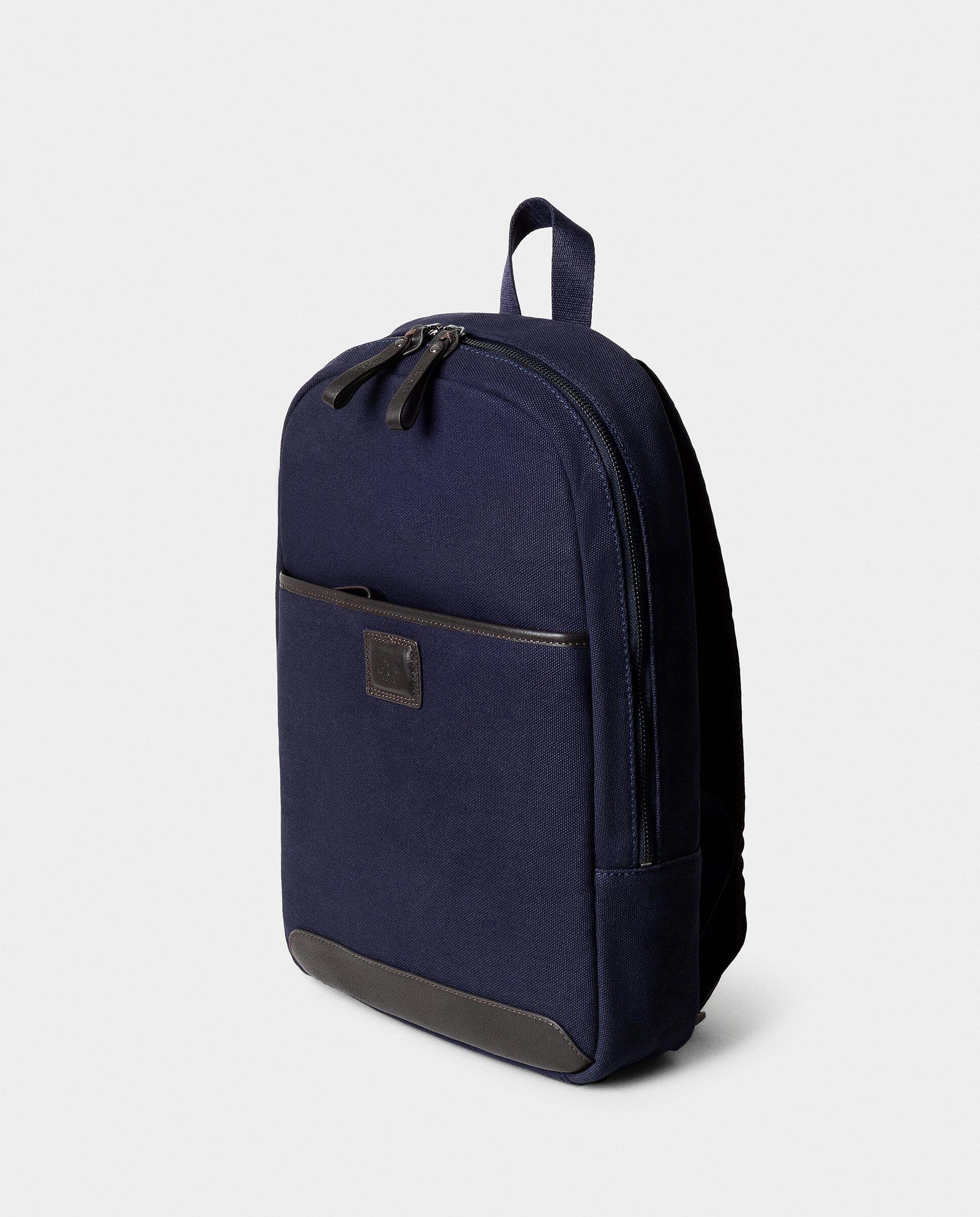 Mochila de hombre de lona wells - Hackett - Azul marino Azul marino-5
