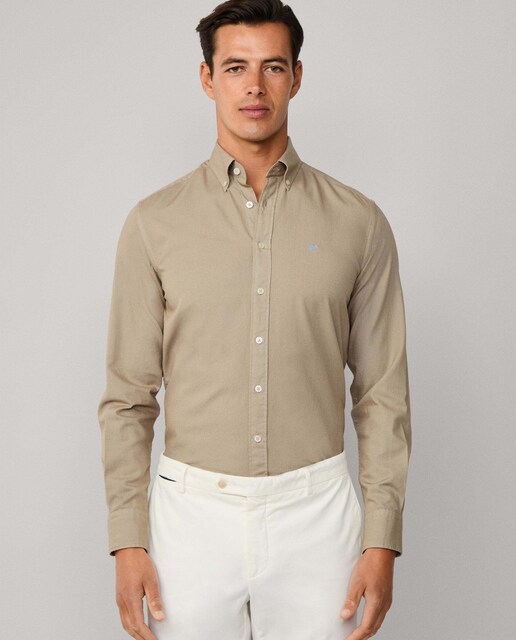 Imagen 0 de Camisa de hombre oxford teñida en prenda fit tailored