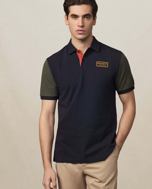 Imagen 0 de Polo de hombre rally multicolor manga corta fit clásico