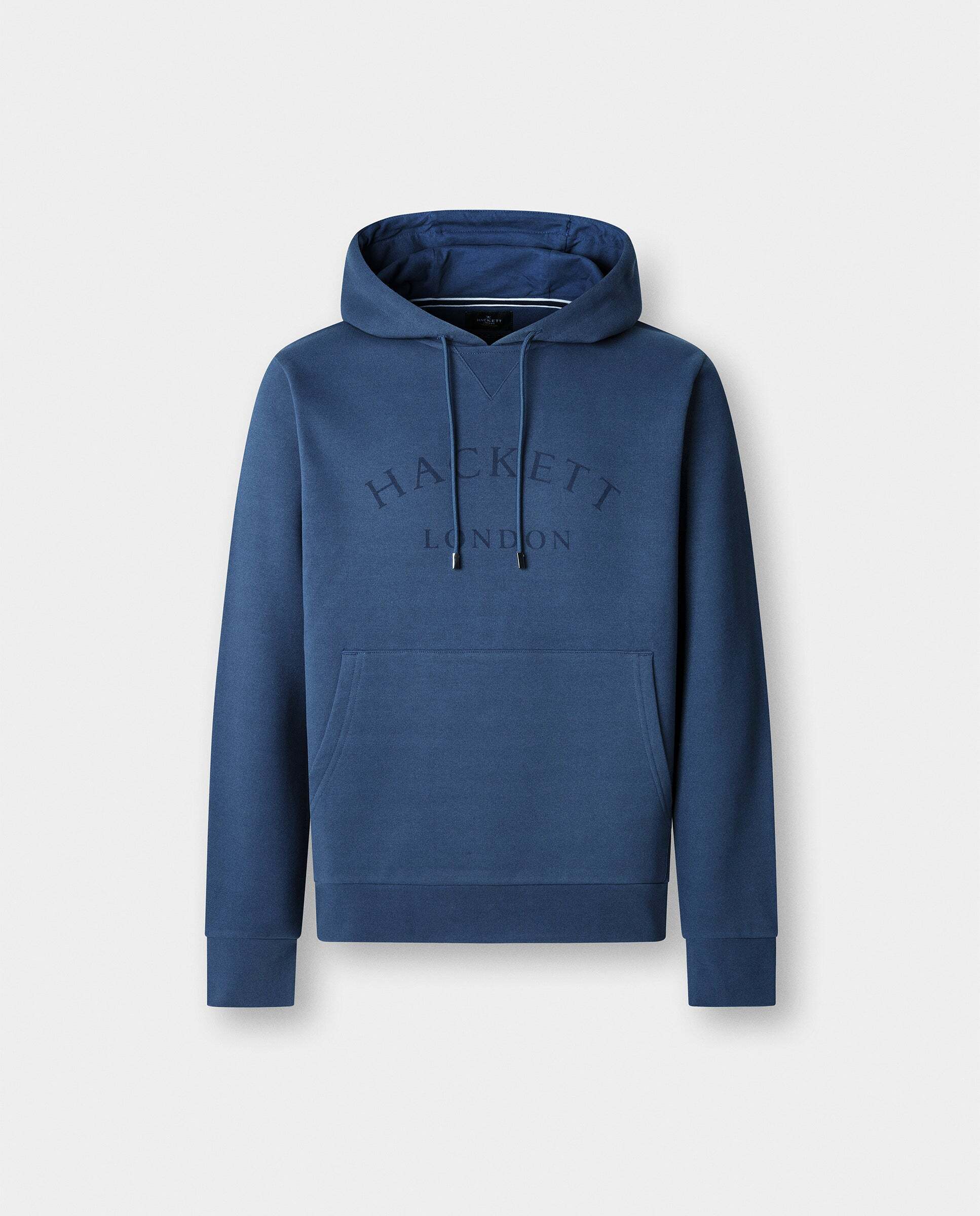 Sudadera de hombre con capucha y logo - Hackett - Indigo Indigo-6