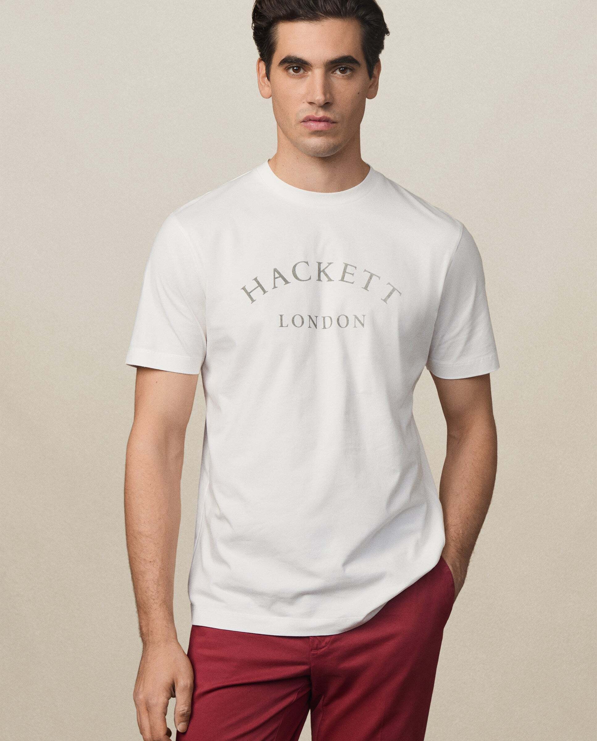 camiseta hackett hombre