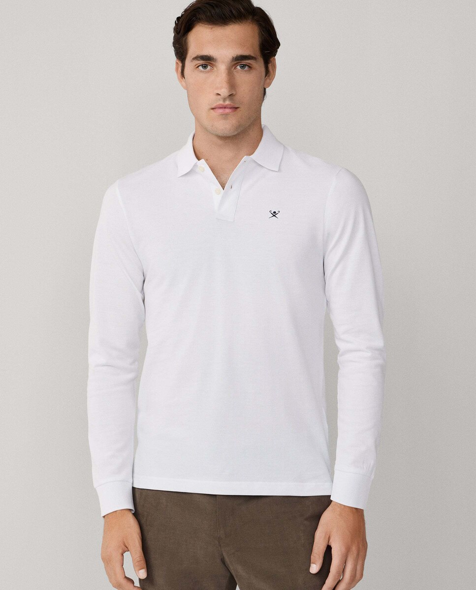 Polo piqué de hombre manga larga fit slim · Hackett · El Corte Inglés