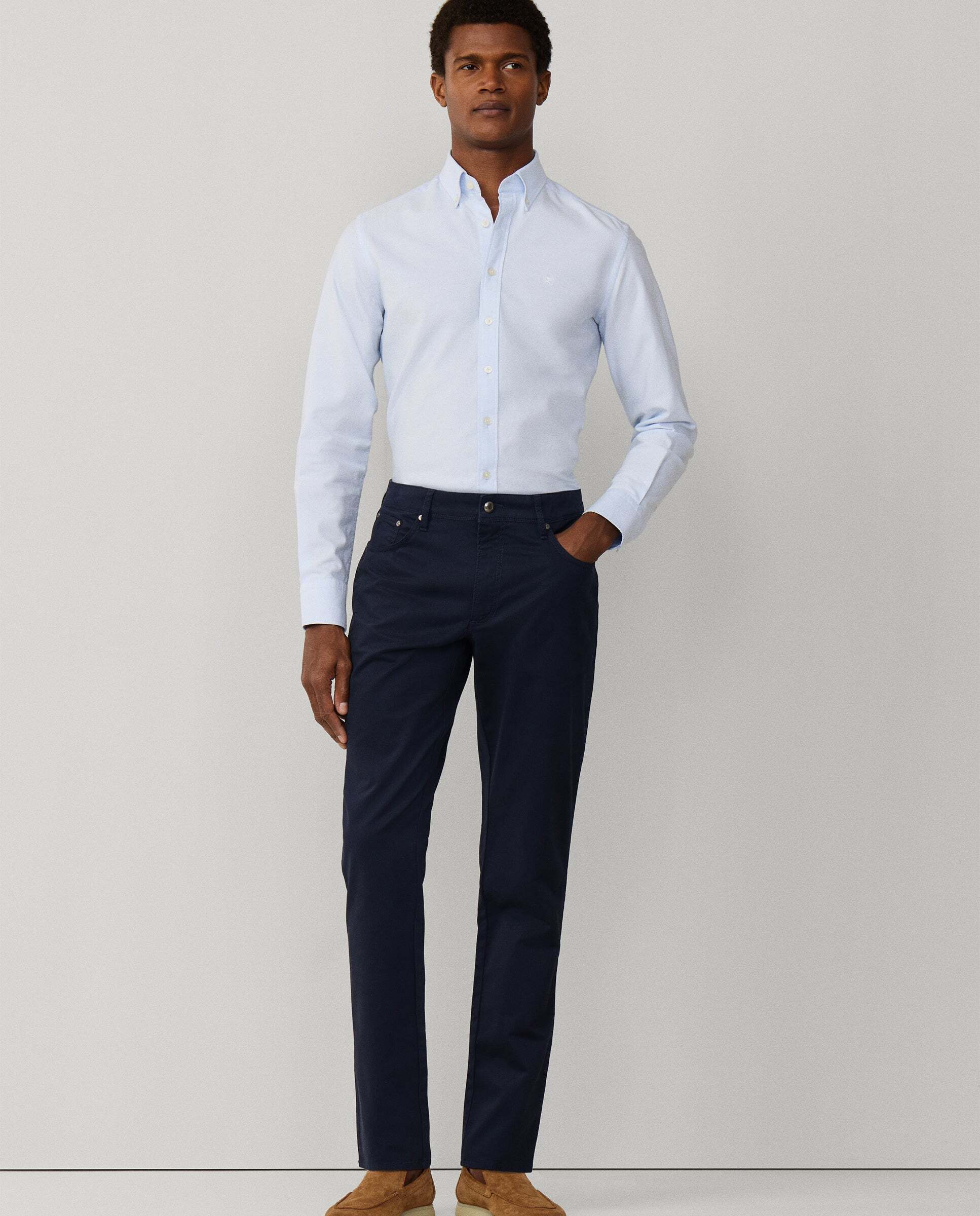 Imagen 0 de Pantalón de hombre trinity 5 bolsillos fit regular Azul