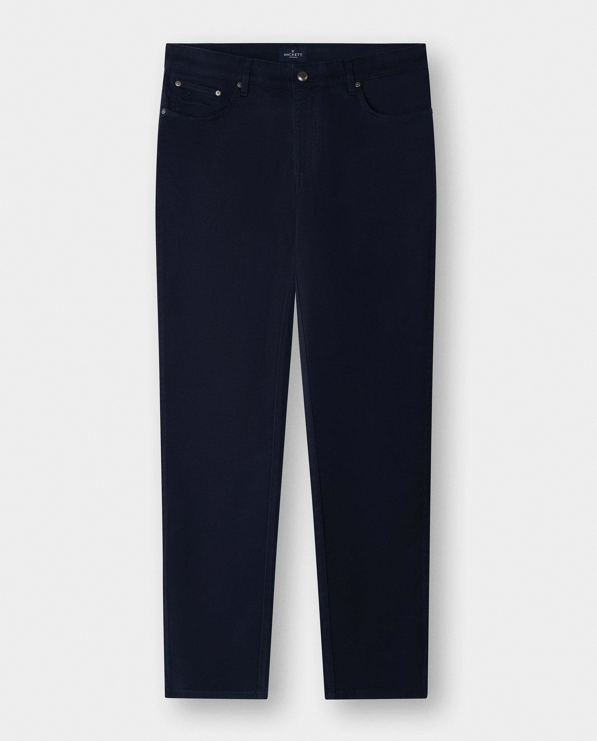 Pantalón de hombre trinity 5 bolsillos fit regular - Hackett - Azul Azul-9