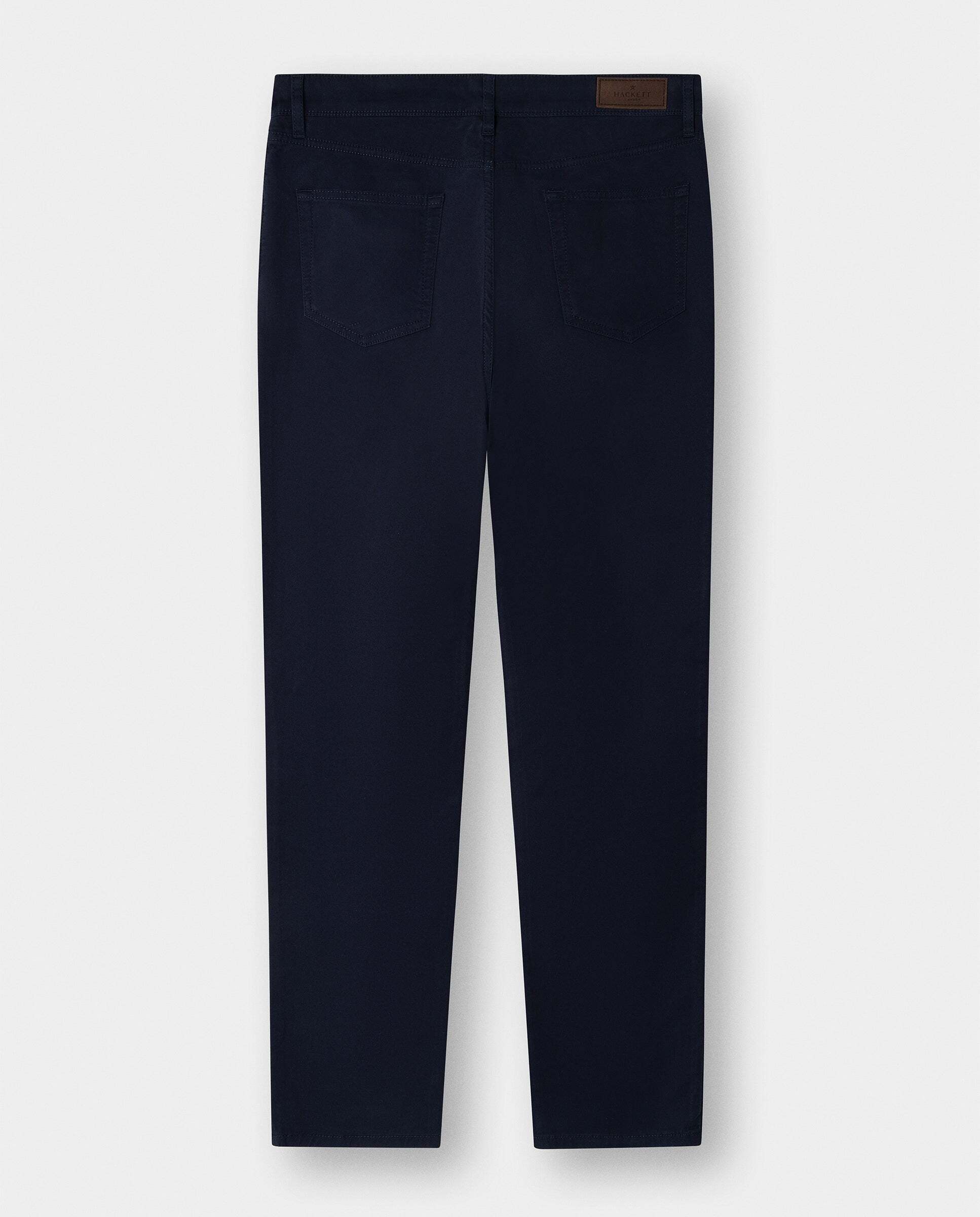 Pantalón de hombre trinity 5 bolsillos fit regular - Hackett - Azul Azul-8