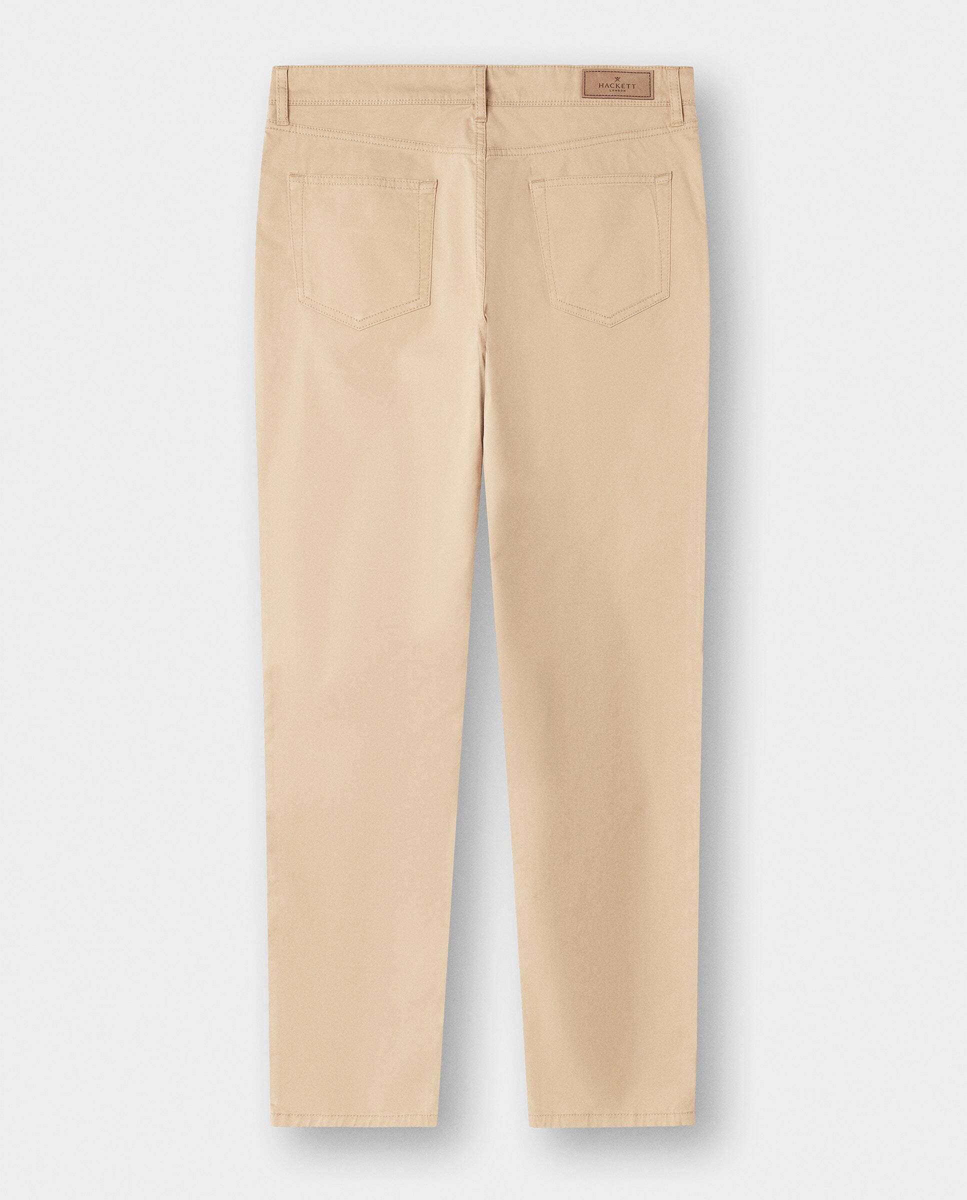 Pantalón de hombre trinity 5 bolsillos fit regular - Hackett - Natural Natural-8