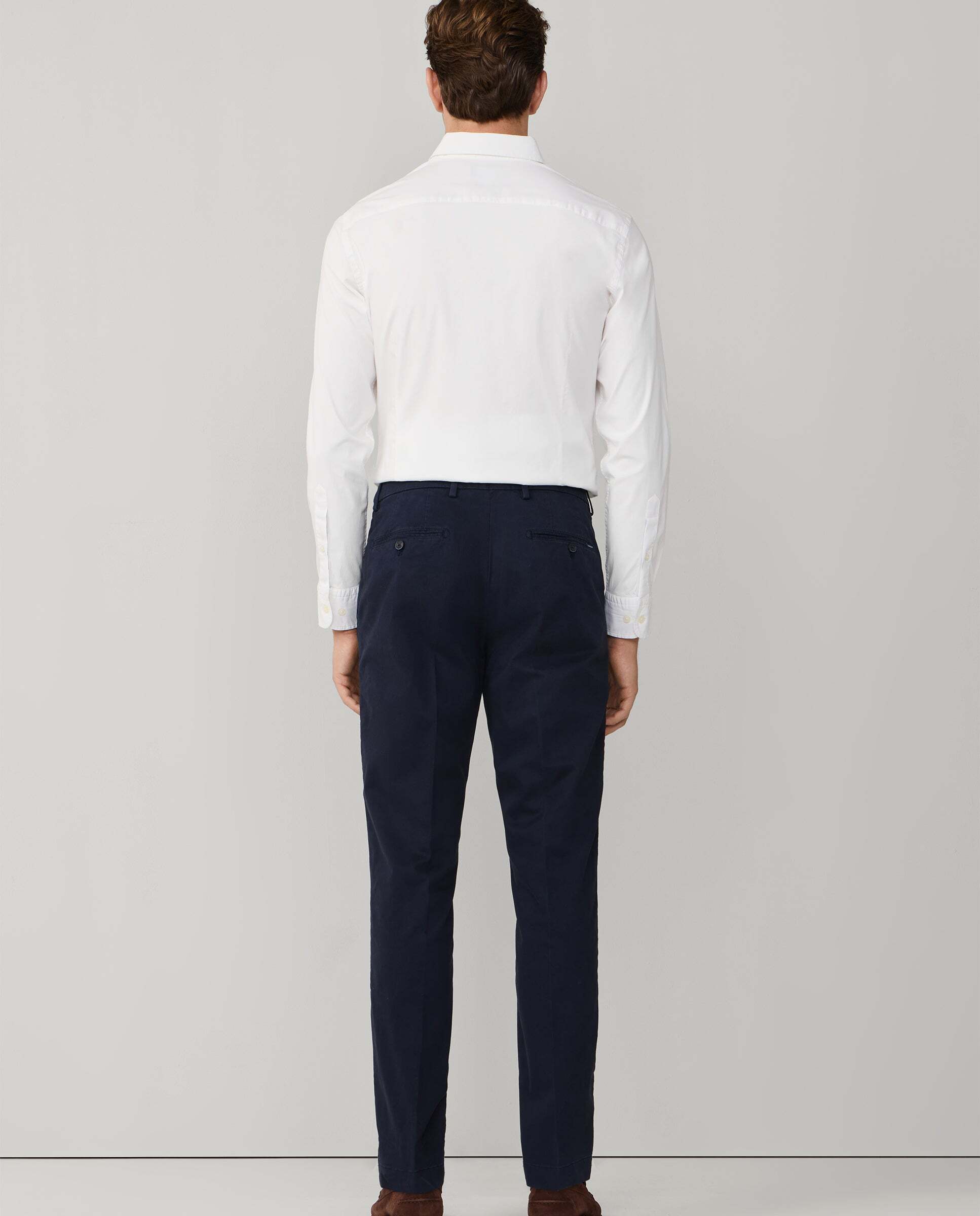 Chino kensington de hombre de algodón elástico fit slim - Hackett - Azul Azul-3
