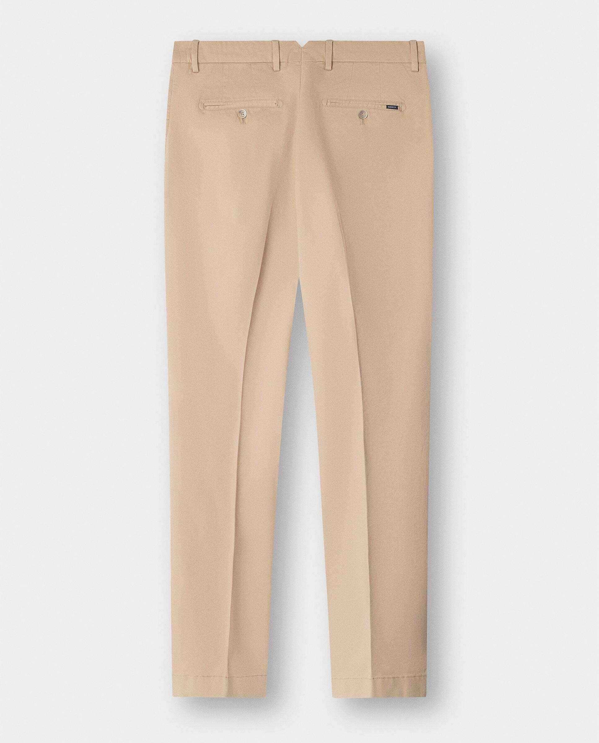 Chino kensington de hombre de algodón elástico fit slim - Hackett - Natural Natural-8