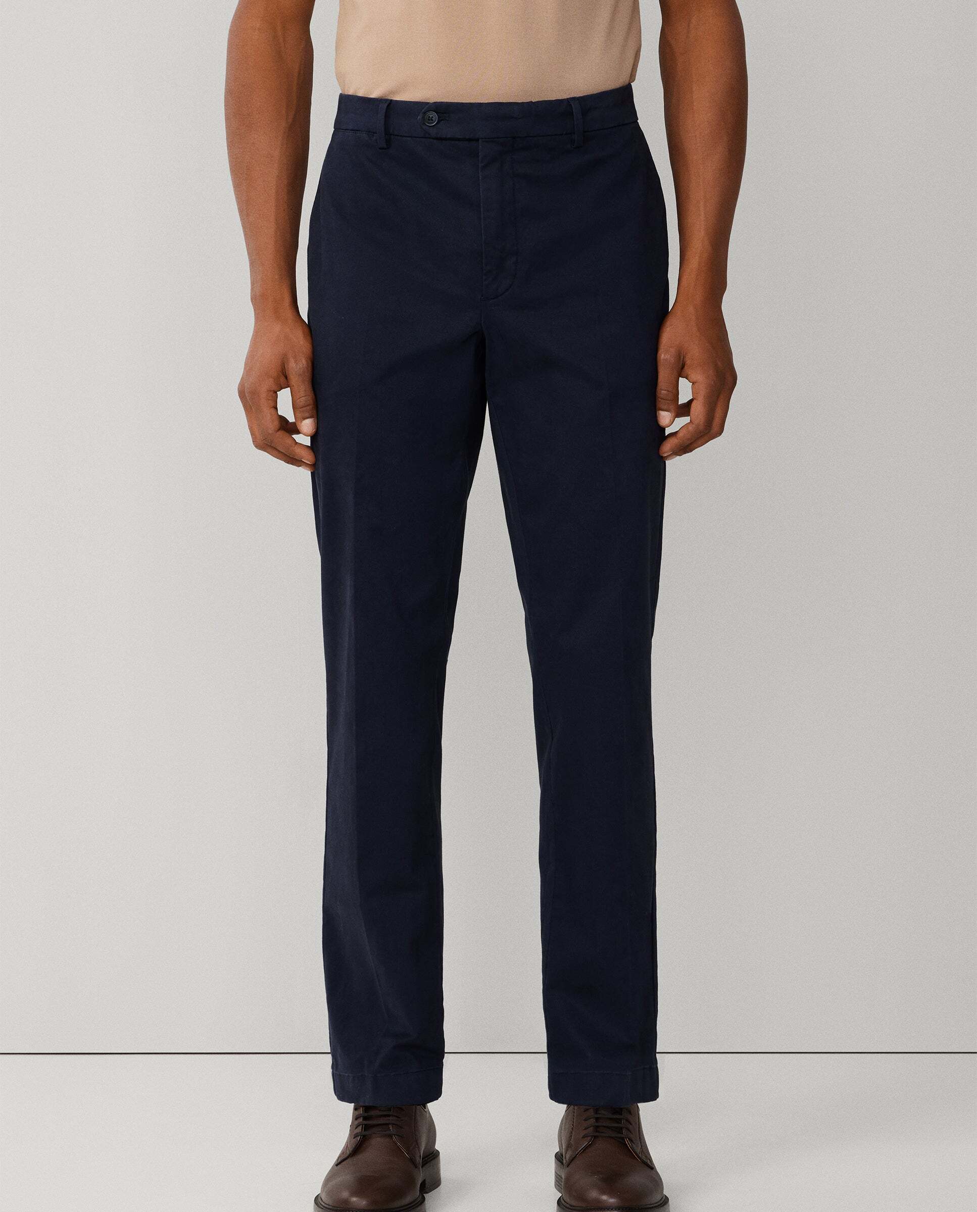 Chino sanderson de hombre de algodón elástico fit tailored - Hackett - Azul Azul-2