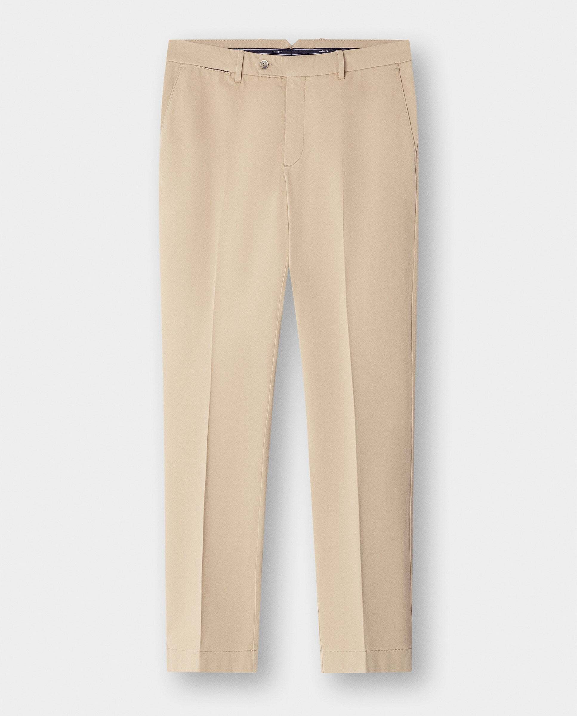 Chino sanderson de hombre de algodón elástico fit tailored - Hackett - Natural Natural-9