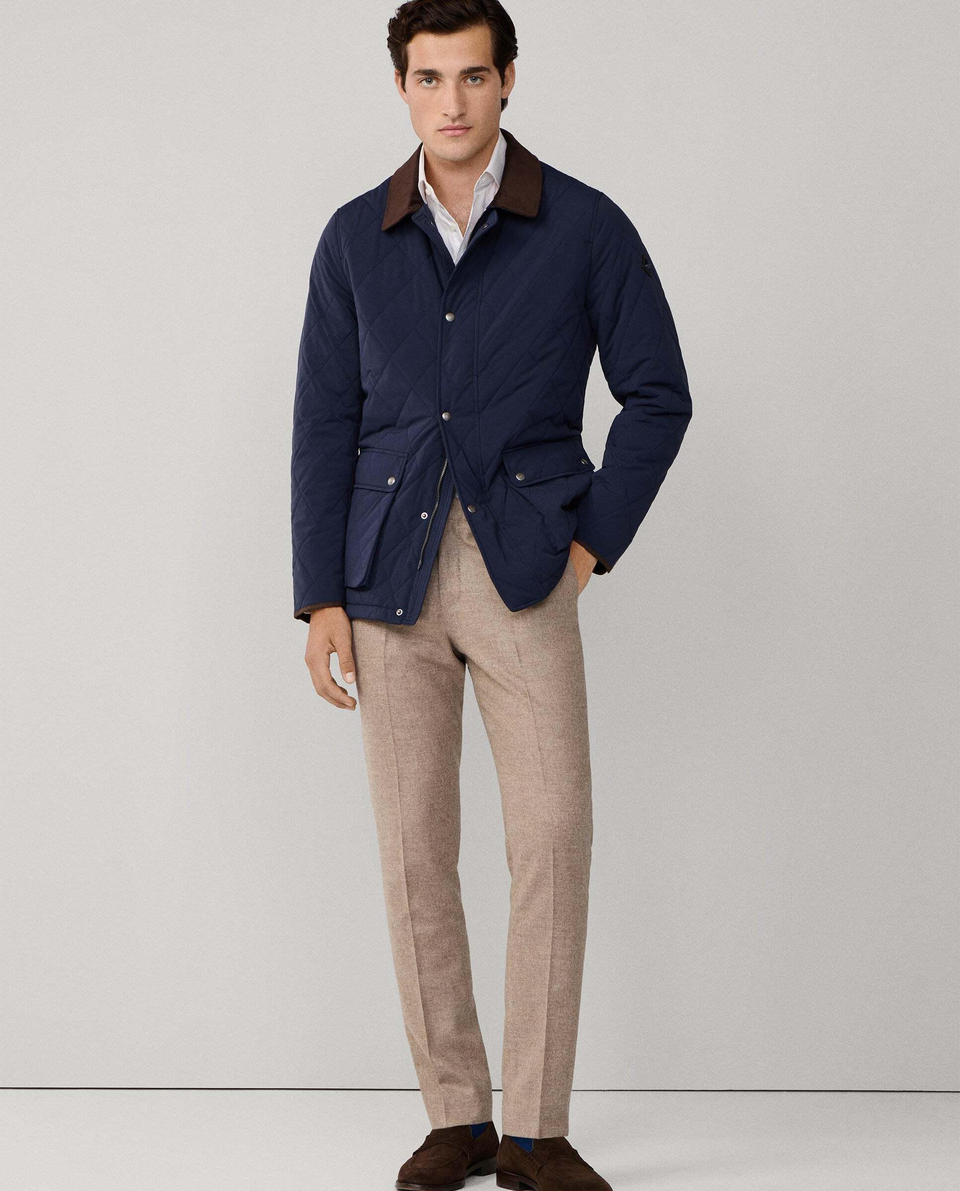 Chaqueta de hombre acolchada - Hackett - Azul Azul-2