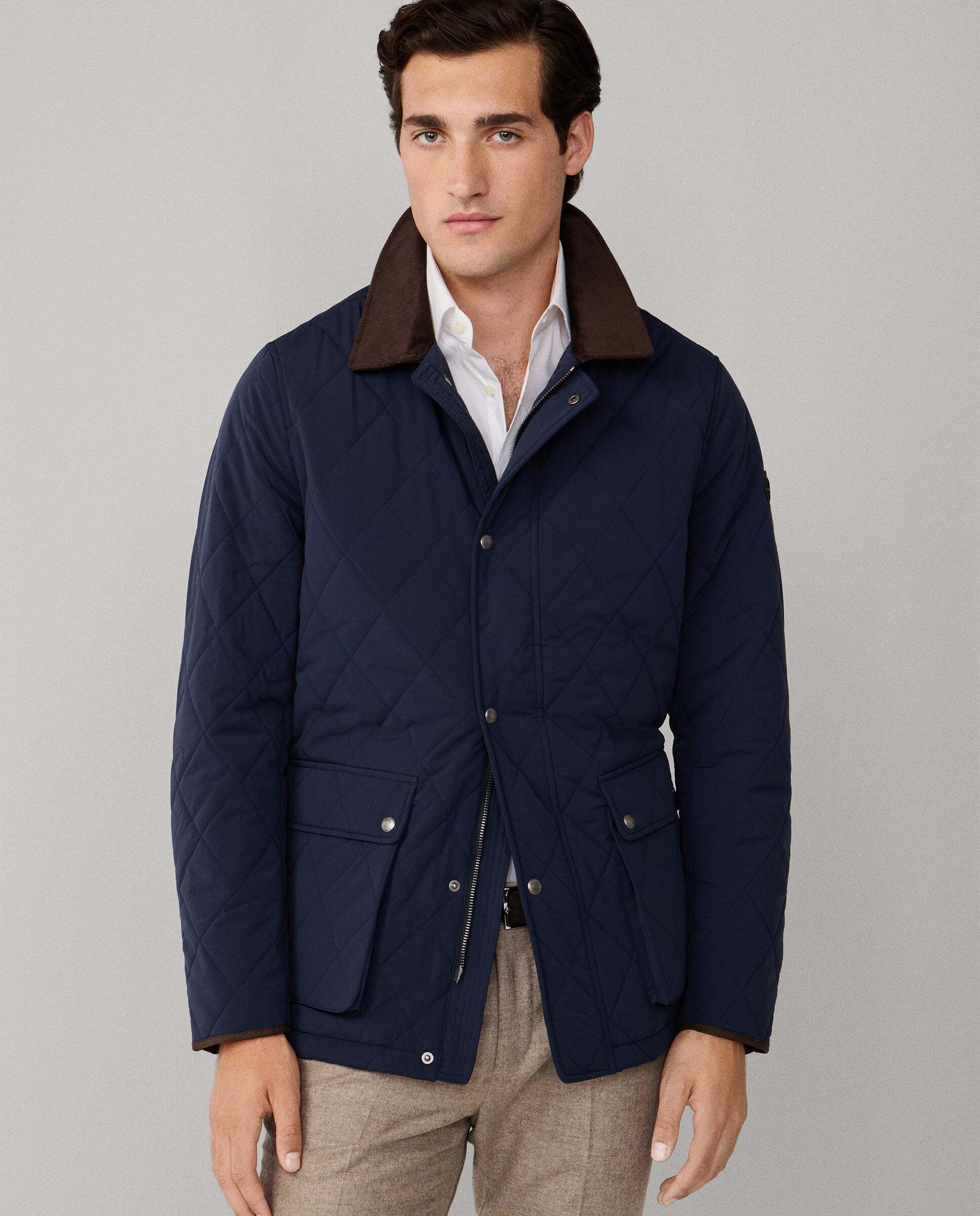 Chaqueta de hombre acolchada - Hackett - Azul Azul-7