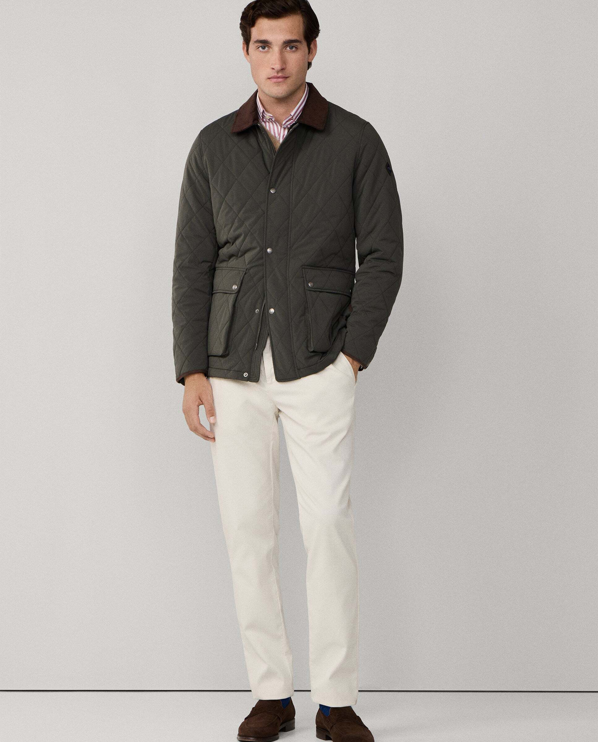Chaqueta de hombre acolchada - Hackett - Verde oscuro Verde oscuro-2