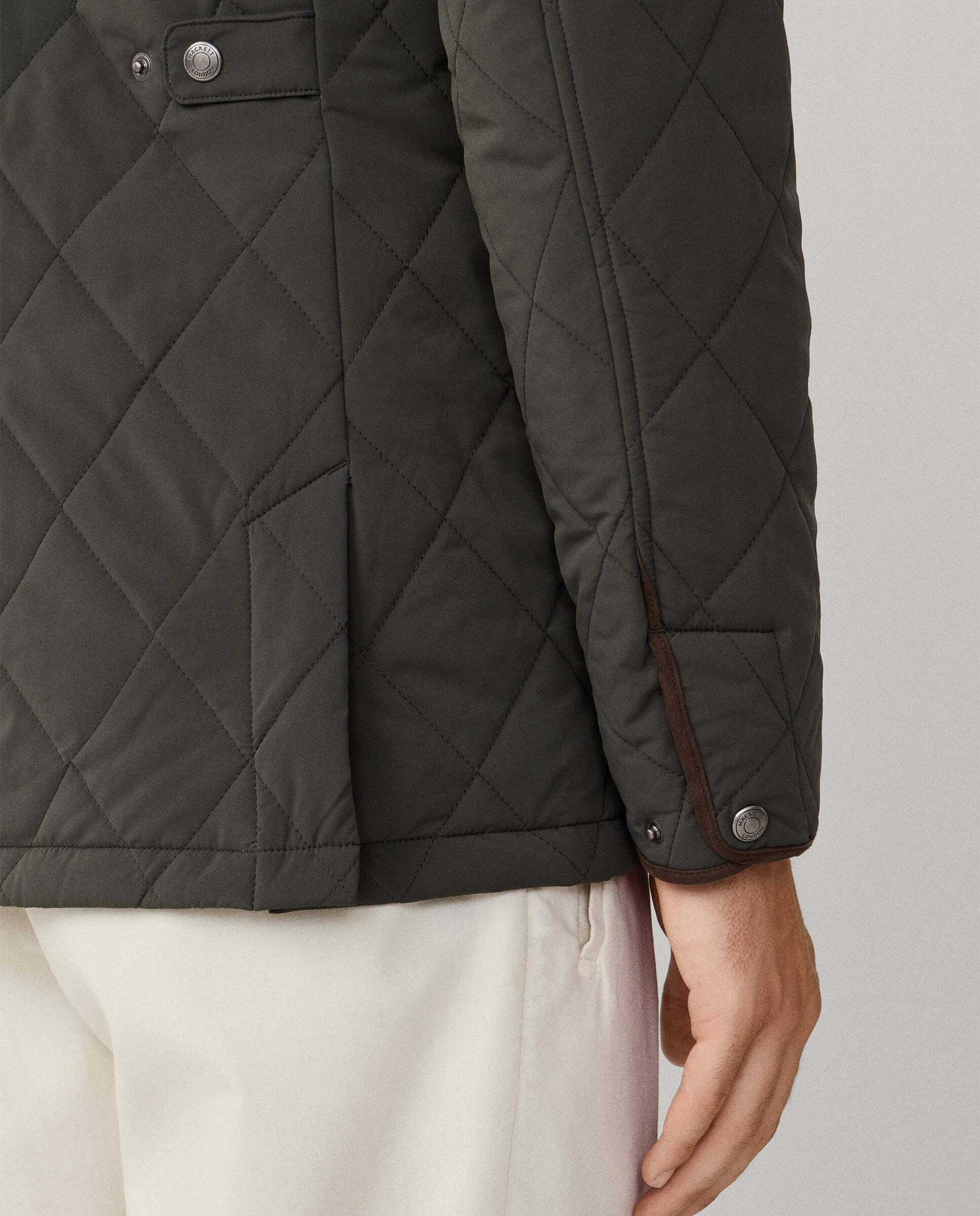 Chaqueta de hombre acolchada - Hackett - Verde oscuro Verde oscuro-5