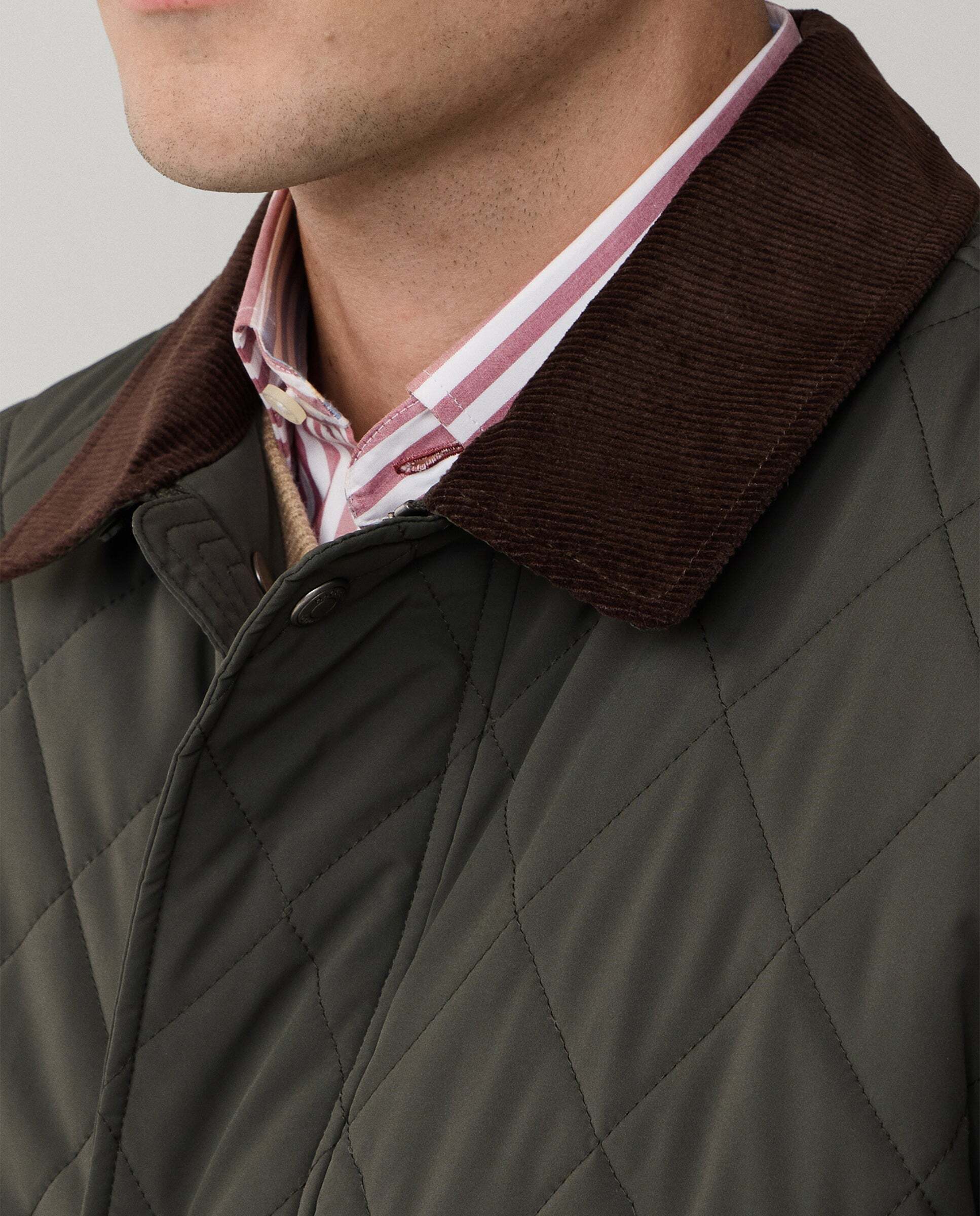 Chaqueta de hombre acolchada - Hackett - Verde oscuro Verde oscuro-8