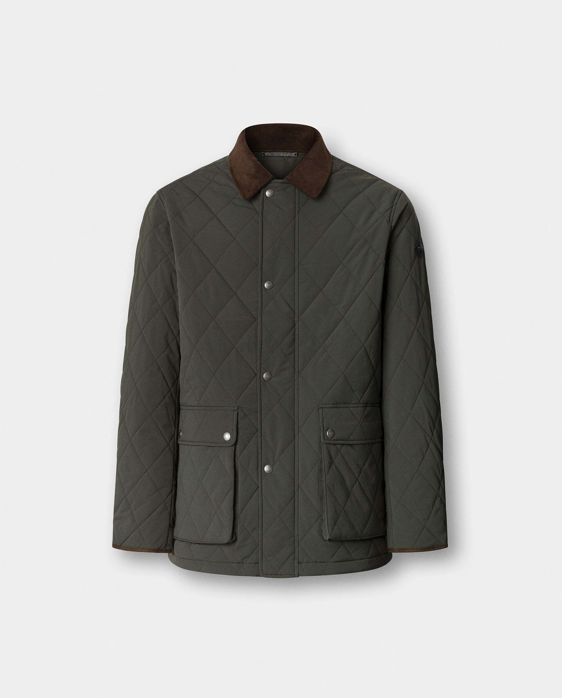 Chaqueta de hombre acolchada - Hackett - Verde oscuro Verde oscuro-10