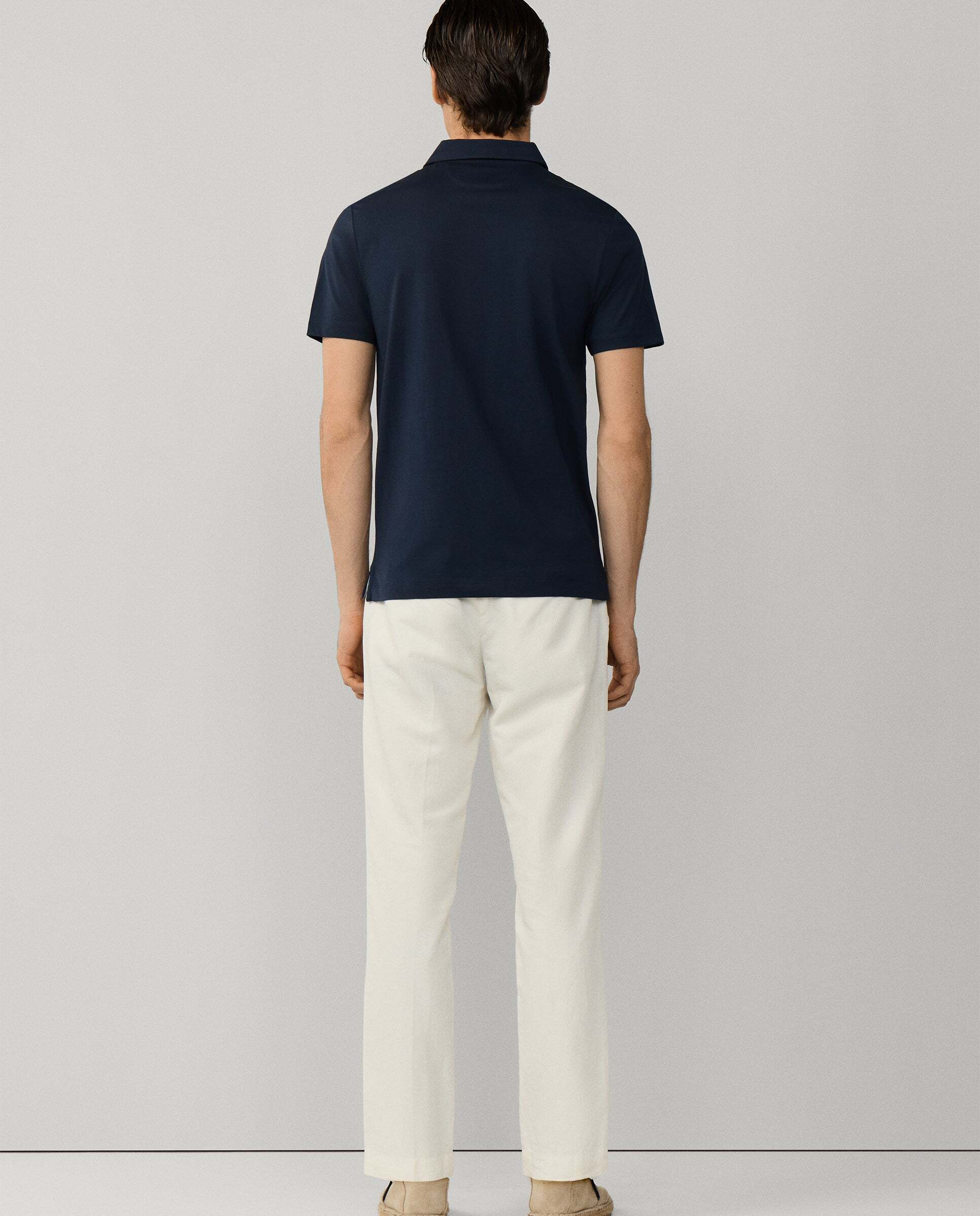 Polo de hombre pima manga corta fit clásico - Hackett - Azul Azul-3
