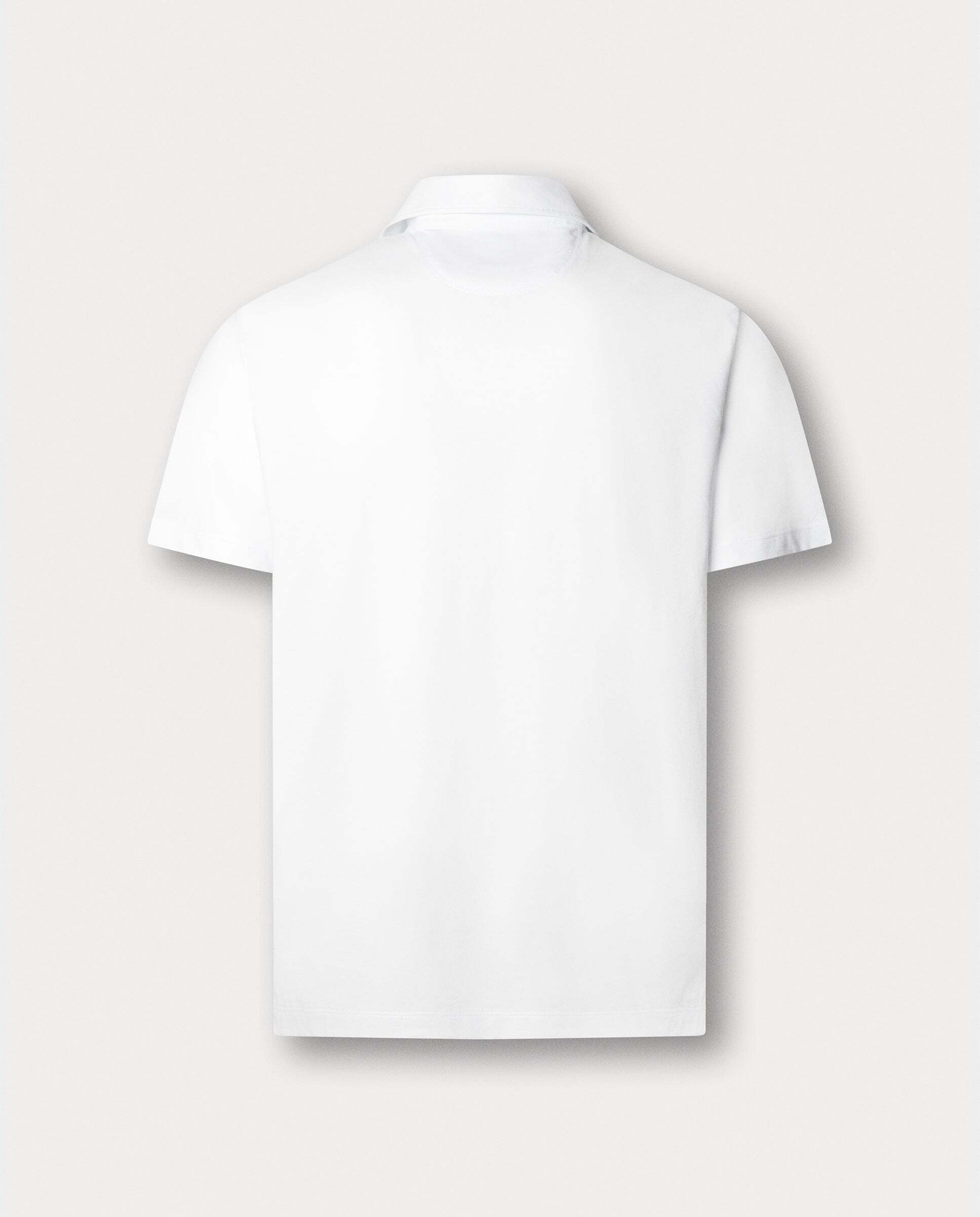 Polo de hombre pima manga corta fit clásico - Hackett - Blanco Blanco-6
