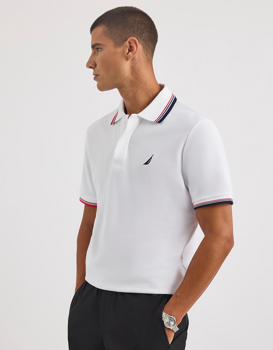Imagen 0 de Polo de hombre corte classic de manga corta Blanco
