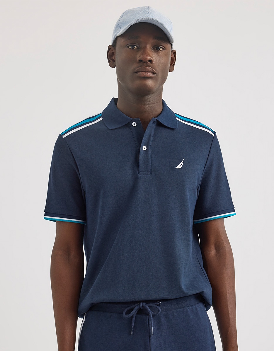 Imagen 0 de Polo de hombre corte classic de manga corta Azul