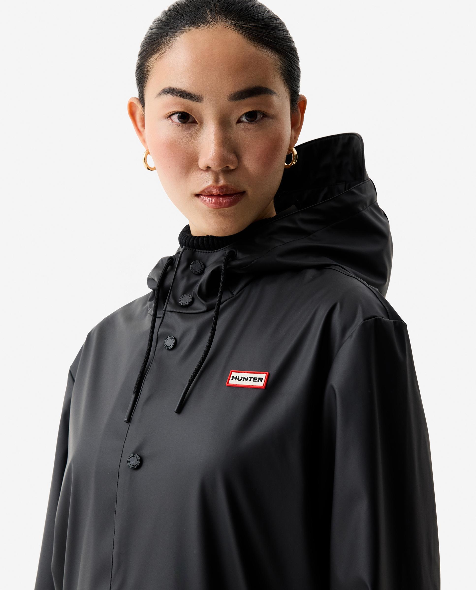 Imagen 3 de Chaqueta de mujer jo pu zip through con capucha - Hunter - Negro Negro