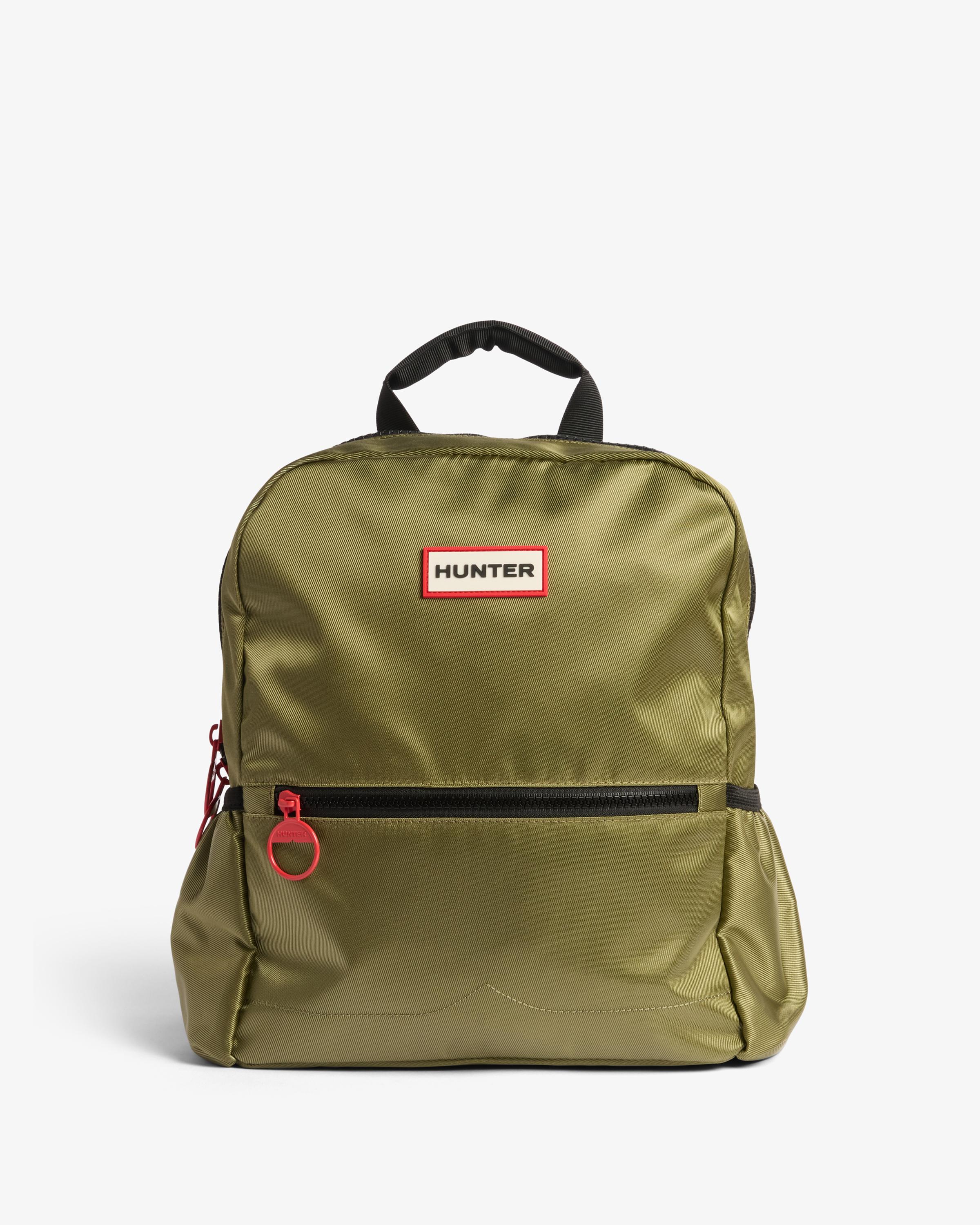 Imagen 0 de Mochila kids impermeable con bolsillos elásticos Verde militar