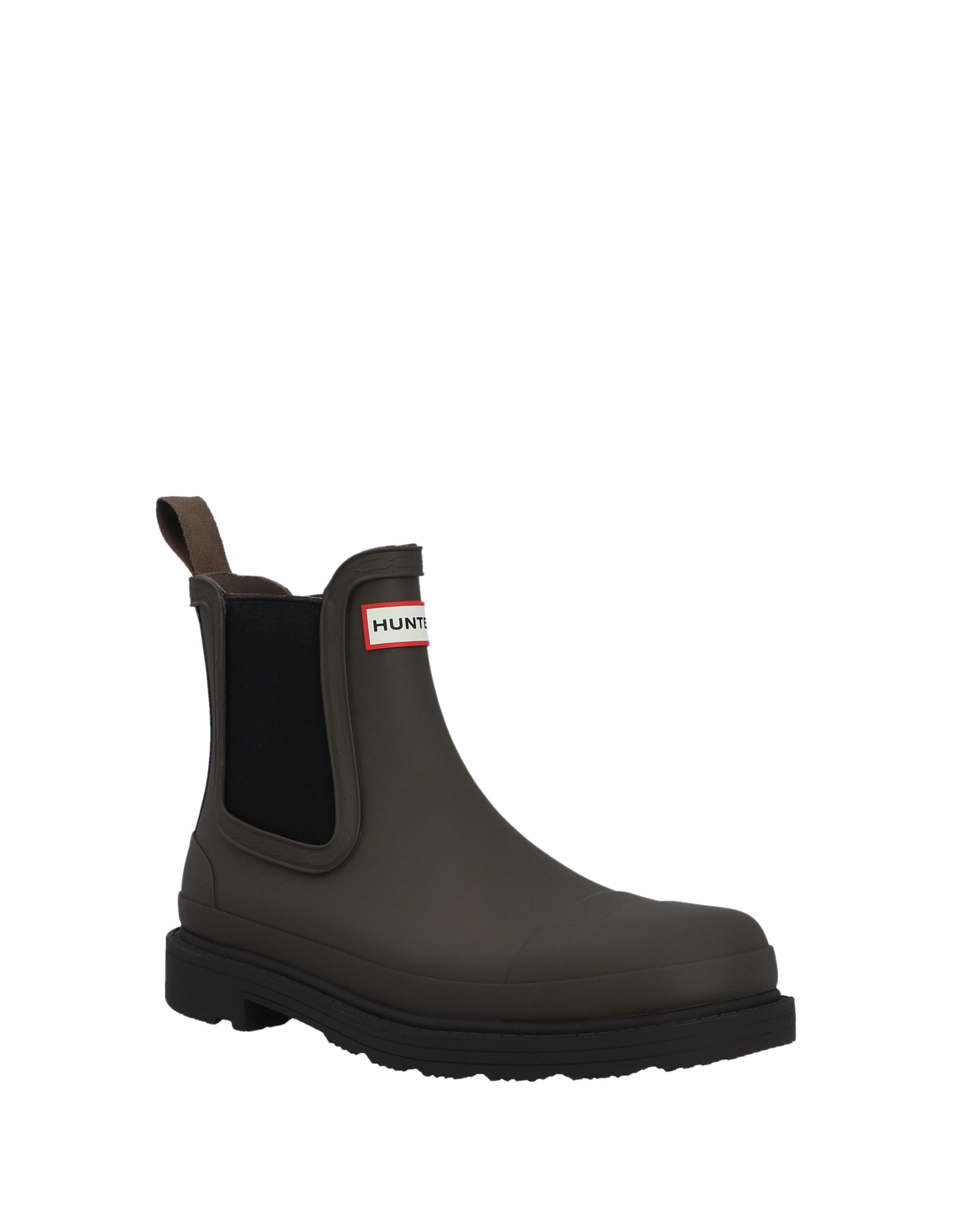 Botines de agua de mujer commando chelsea con elásticos en los laterales - Hunter - Marrón chocolate Marrón chocolate-2
