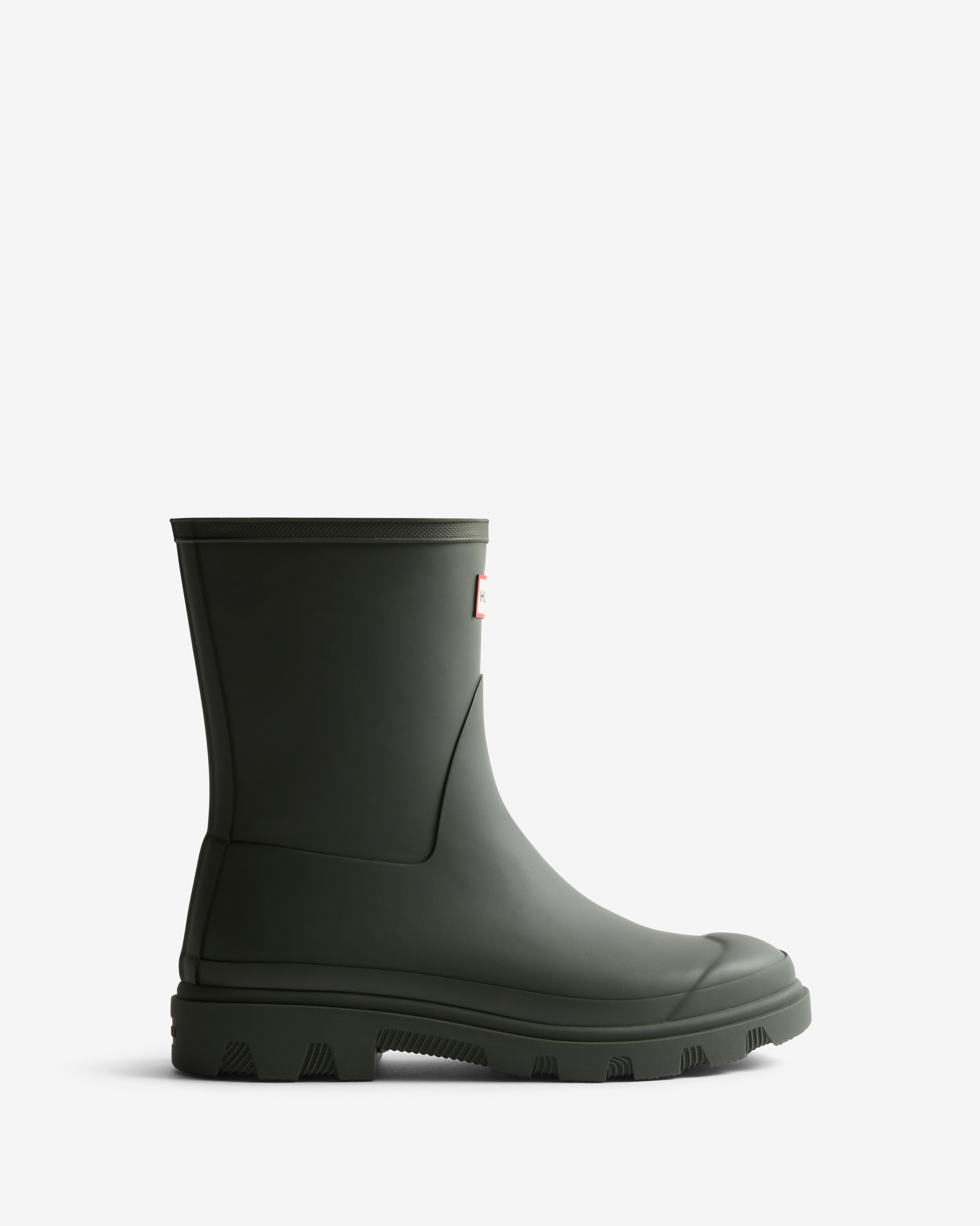 Imagen 0 de Botas de agua unisex downpour con suela moldeada Verde militar