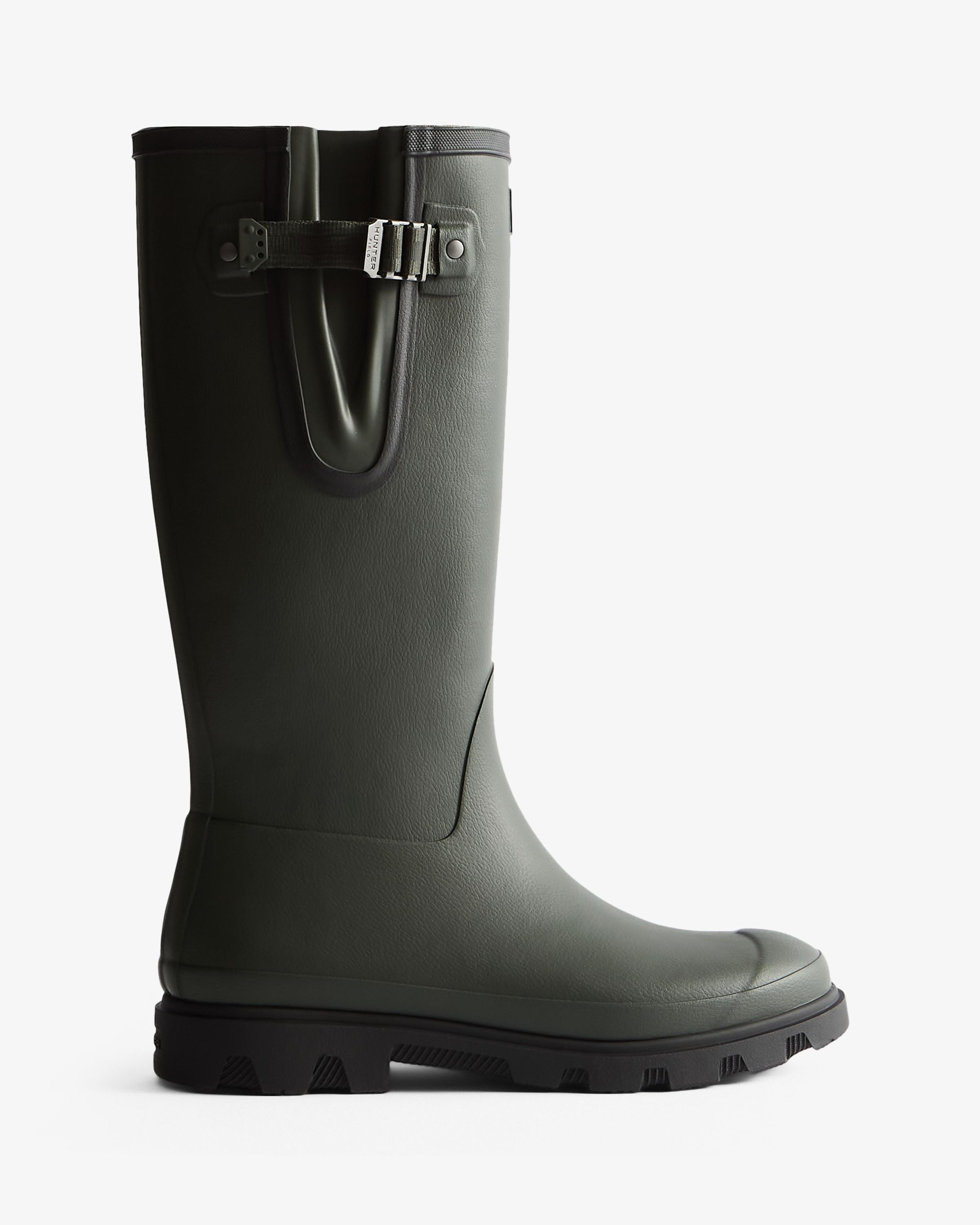 Imagen 0 de Botas de agua unisex field downpour con hebilla ajustable Negro