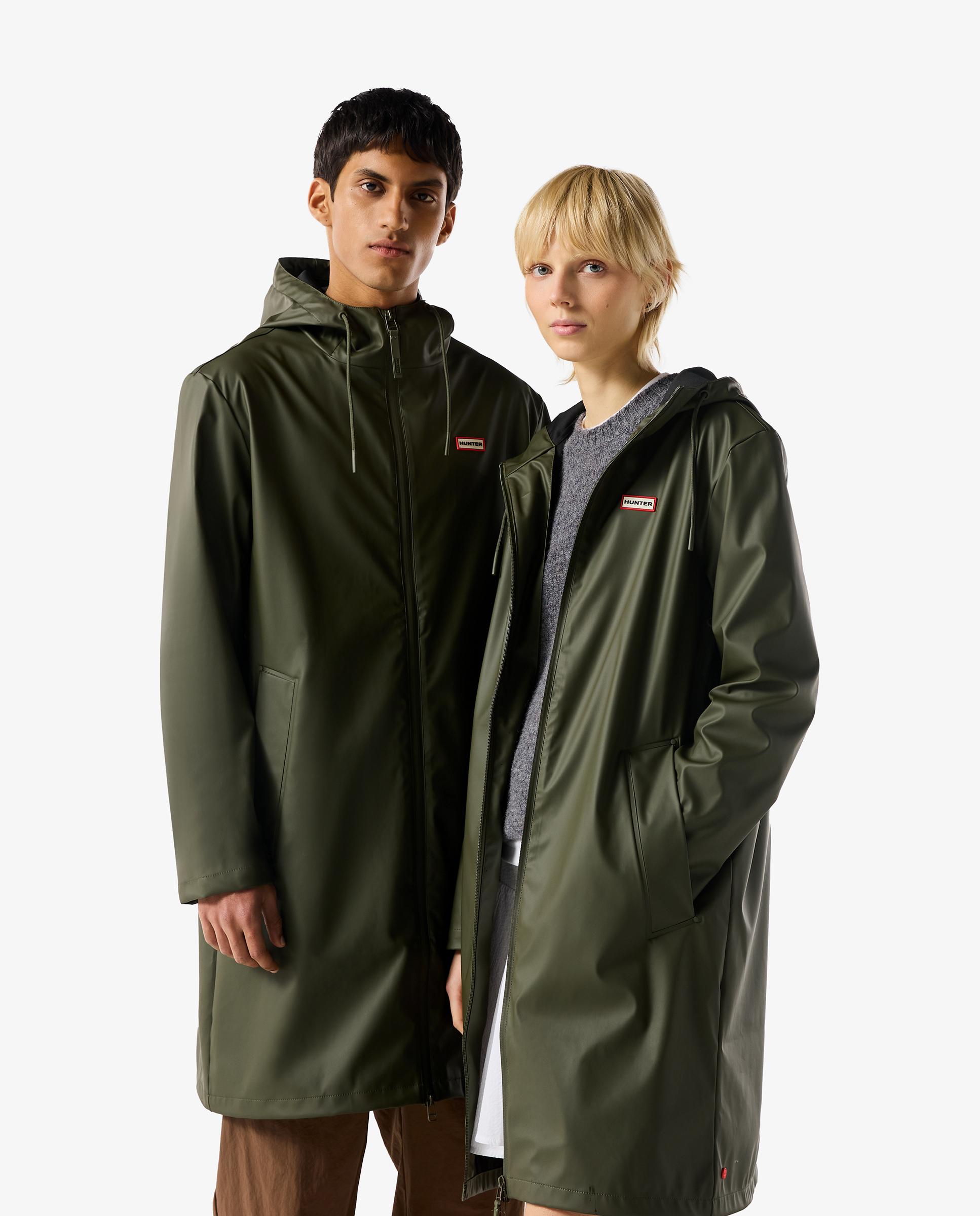 Chaqueta de mujer impermeable de poliéster - Hunter - Verde Verde-2