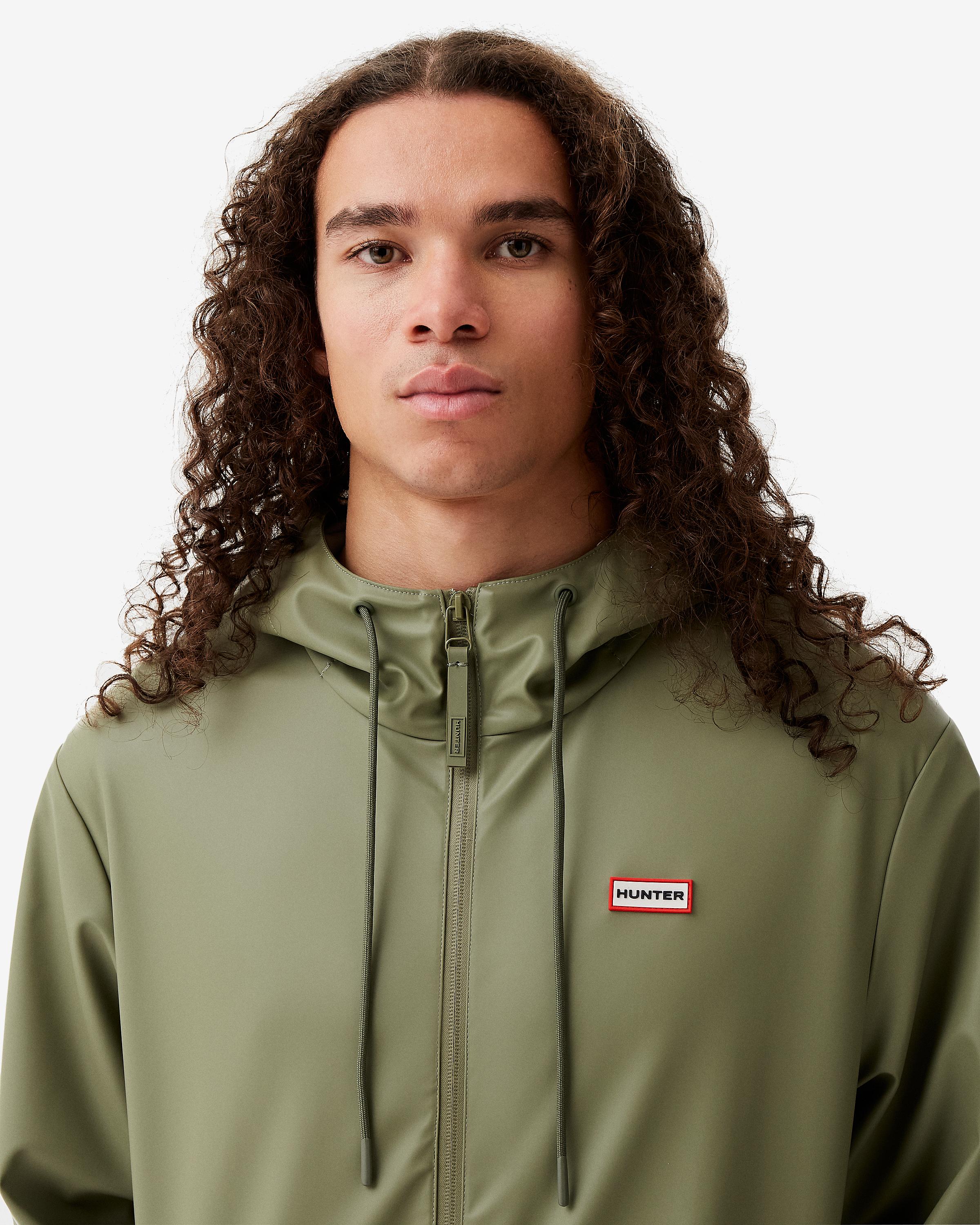 Chaqueta de mujer impermeable de poliéster - Hunter - Verde Verde-3
