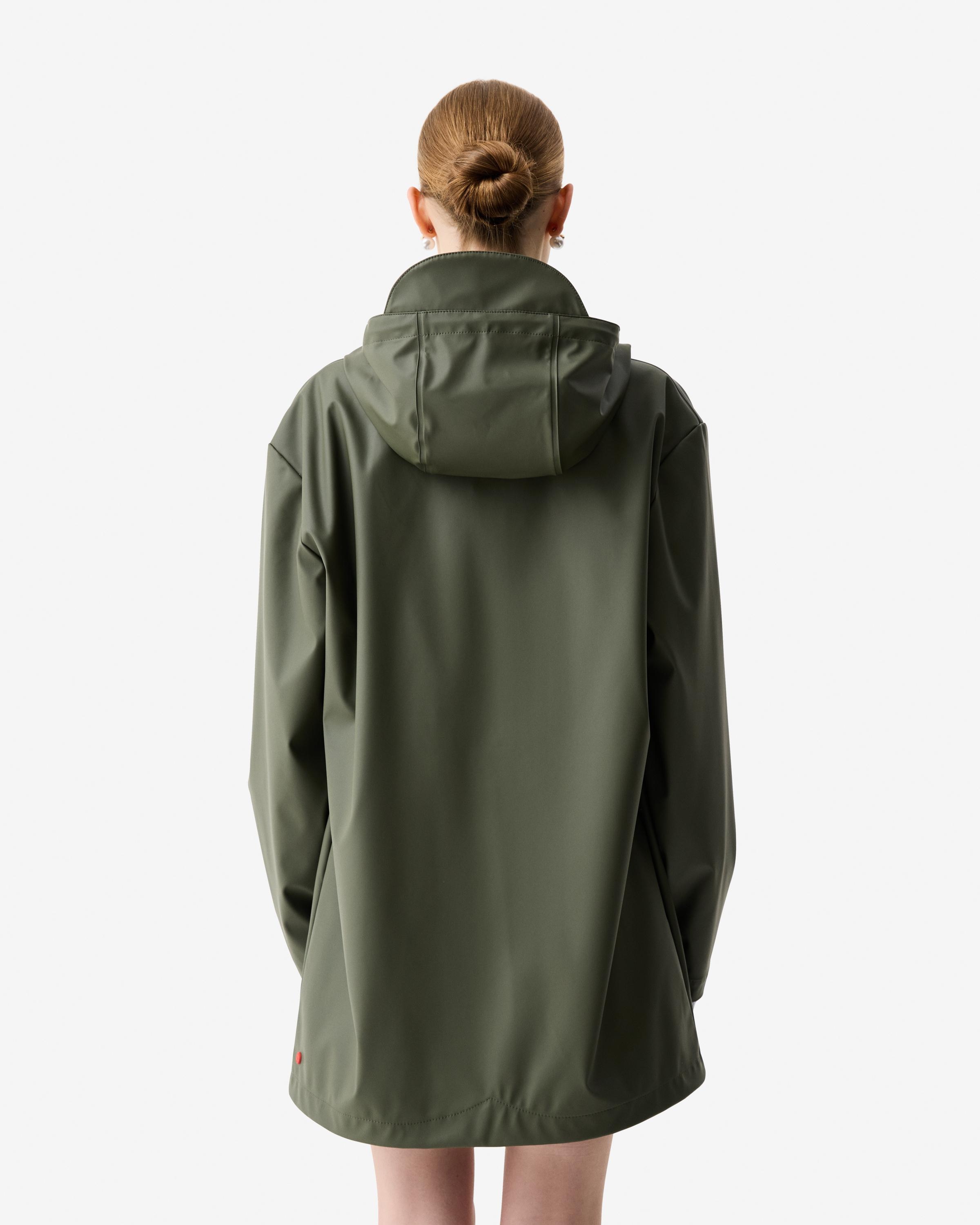 Chaqueta de mujer impermeable - Hunter - Verde Verde-5