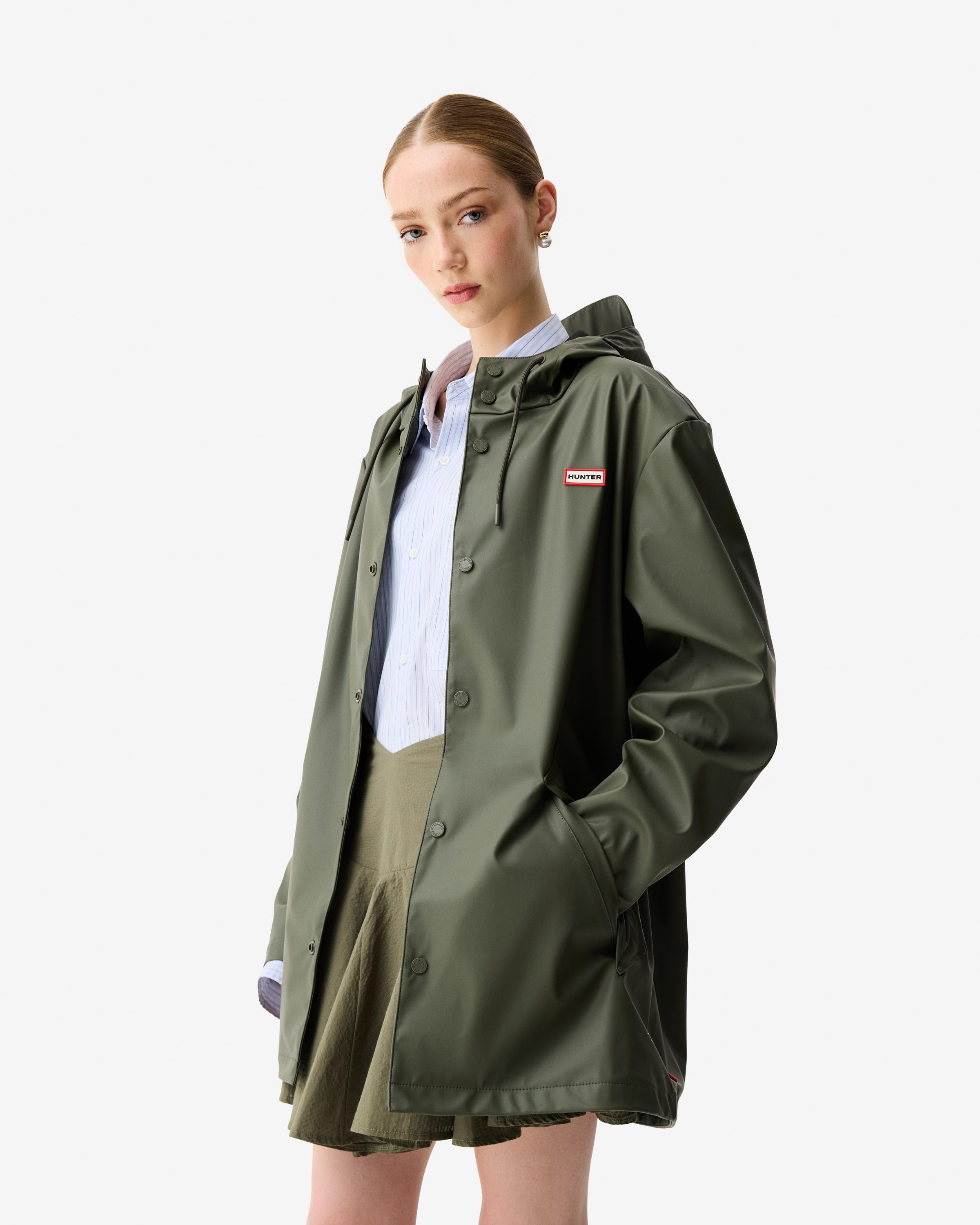Chaqueta de mujer impermeable - Hunter - Verde Verde-7
