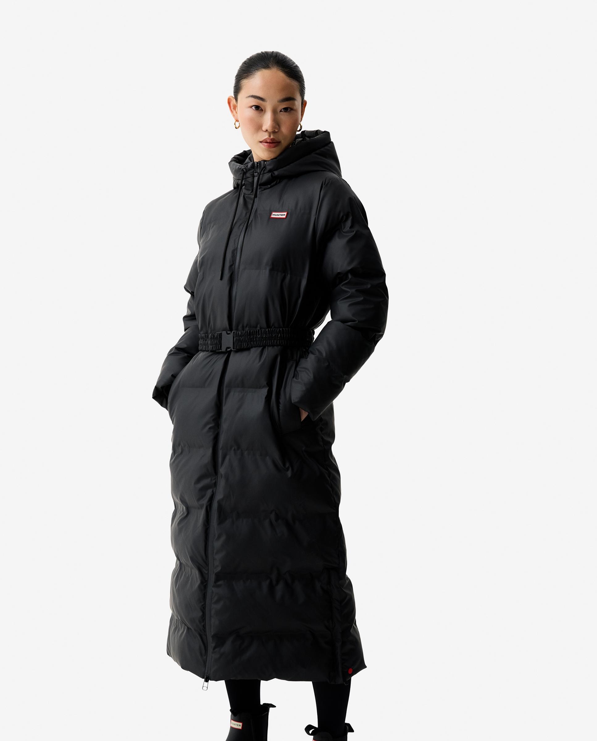 Chaqueta de mujer impermeable de poliéster - Hunter - Negro Negro-2