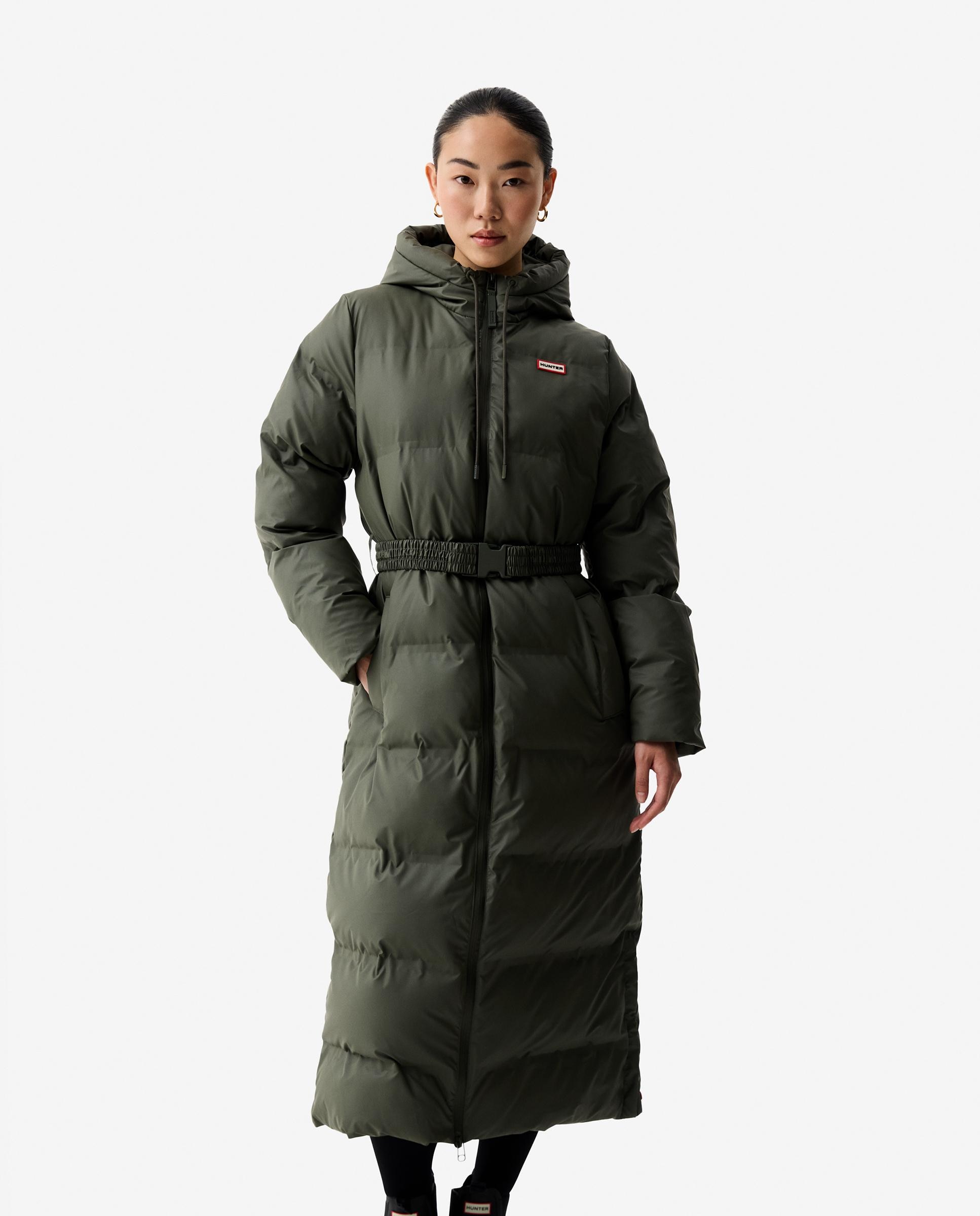 Chaqueta de mujer impermeable de poliéster - Hunter - Verde Verde-1