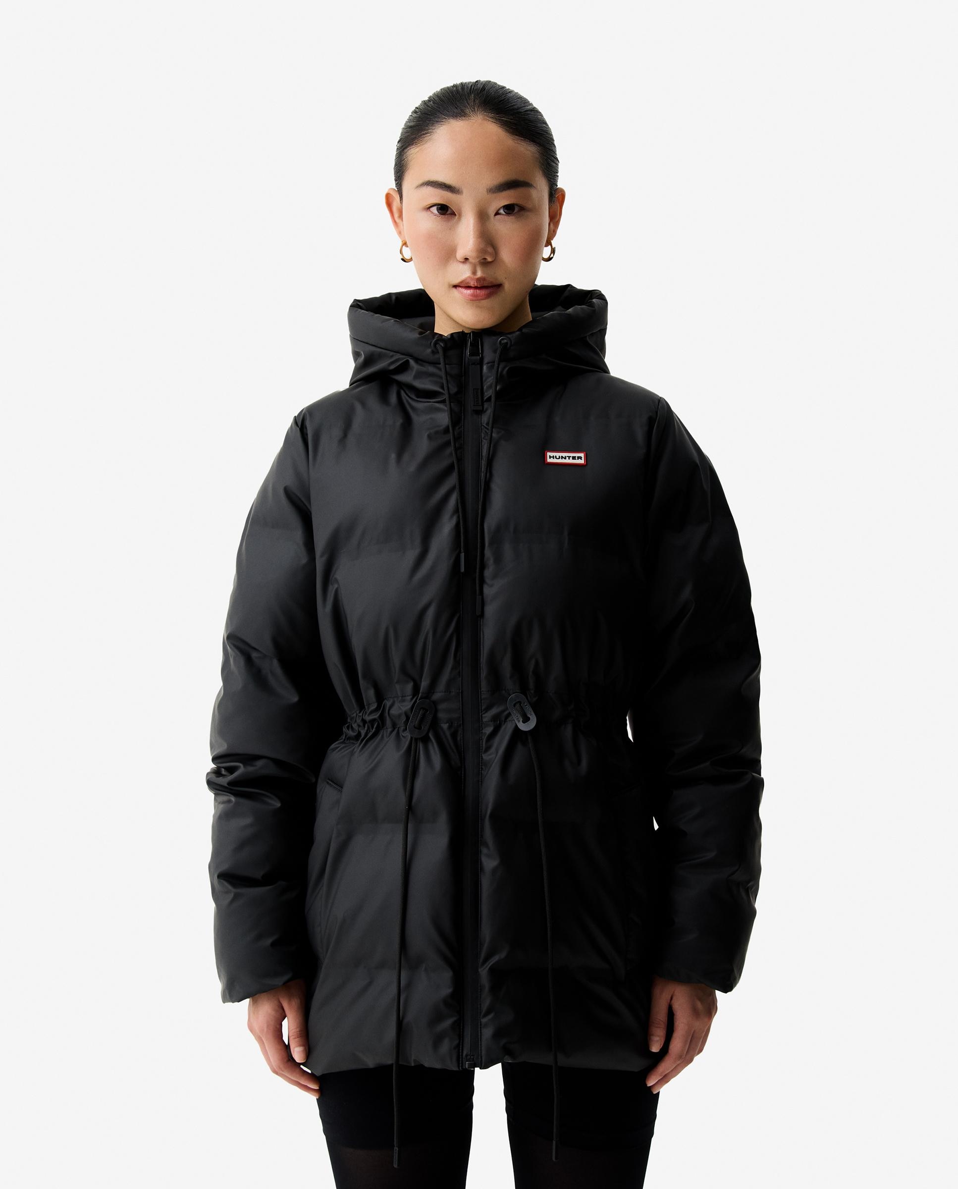 Chaqueta de mujer impermeable - Hunter - Negro Negro-2
