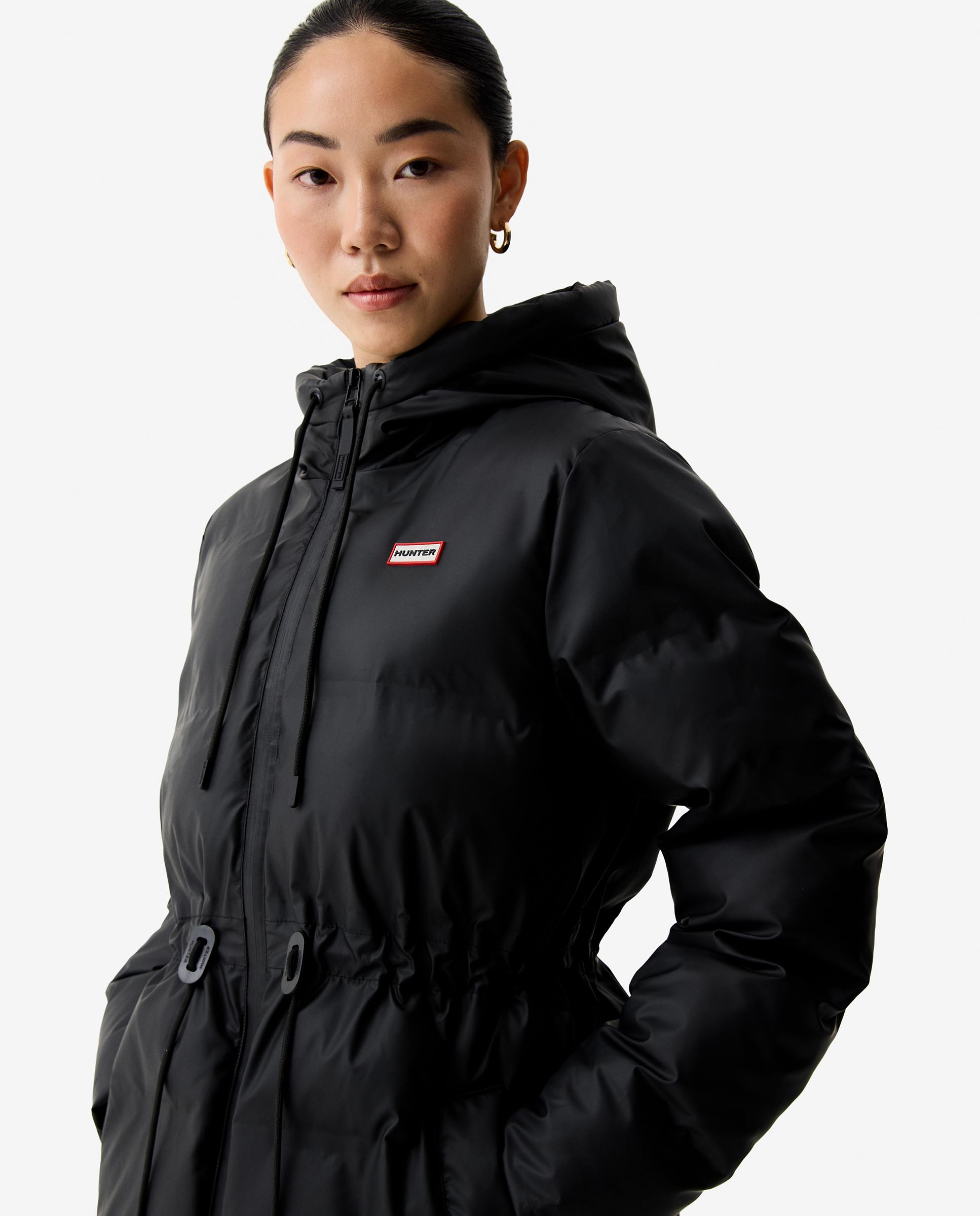 Chaqueta de mujer impermeable - Hunter - Negro Negro-4