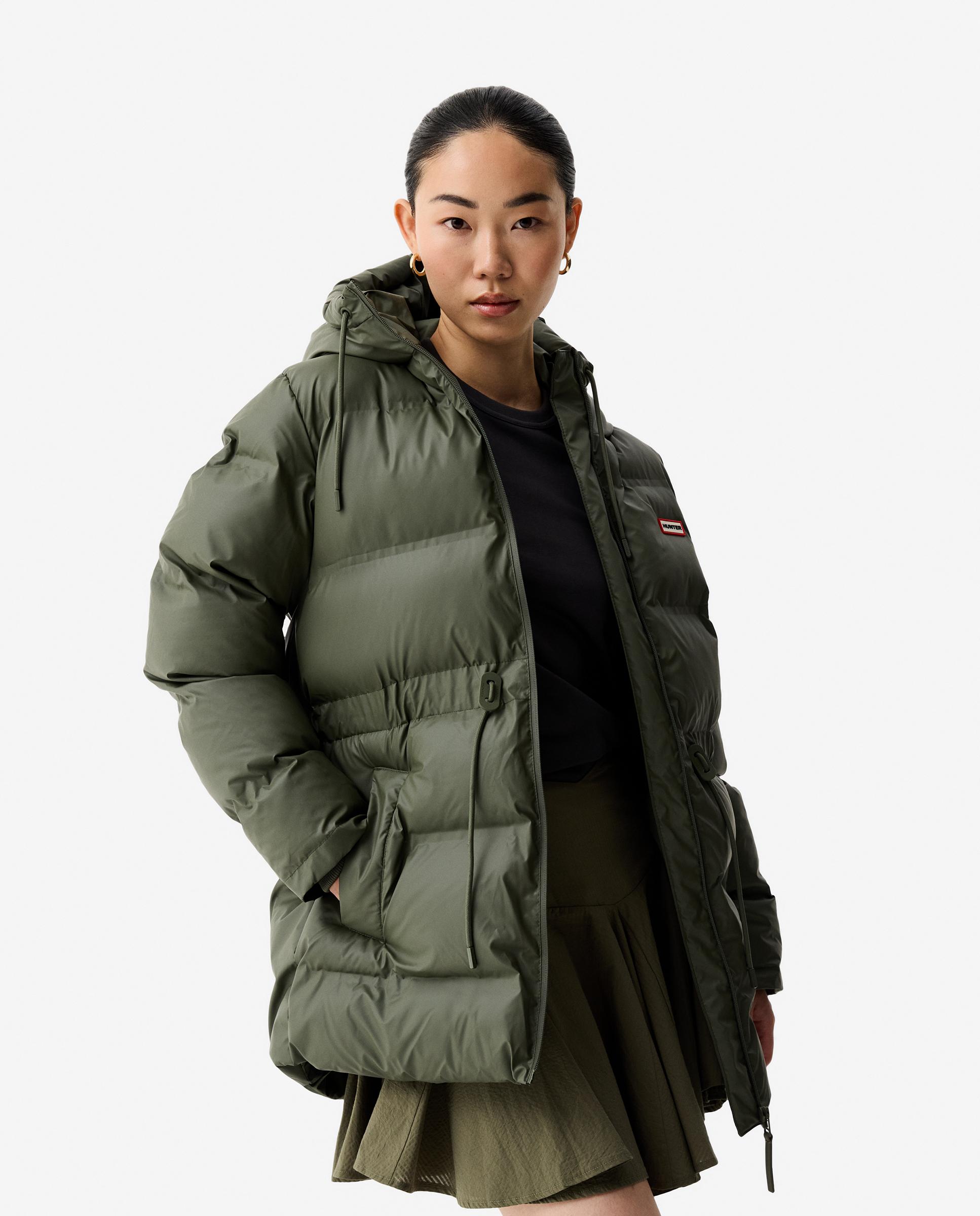 Chaqueta de mujer impermeable - Hunter - Verde Verde-2