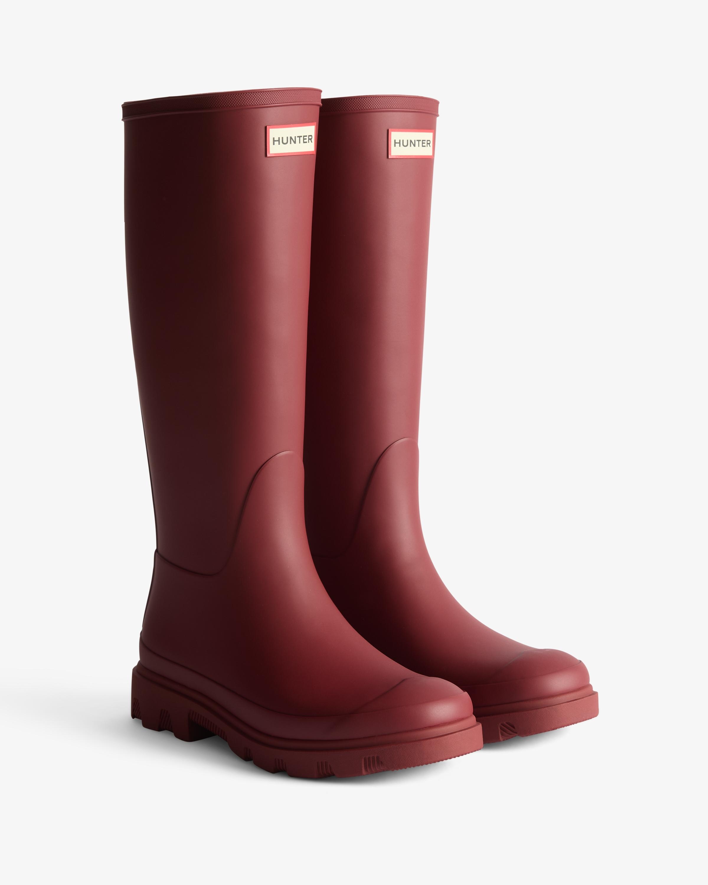 Bota downpour tall de Mujer - Hunter - Granate Granate-4