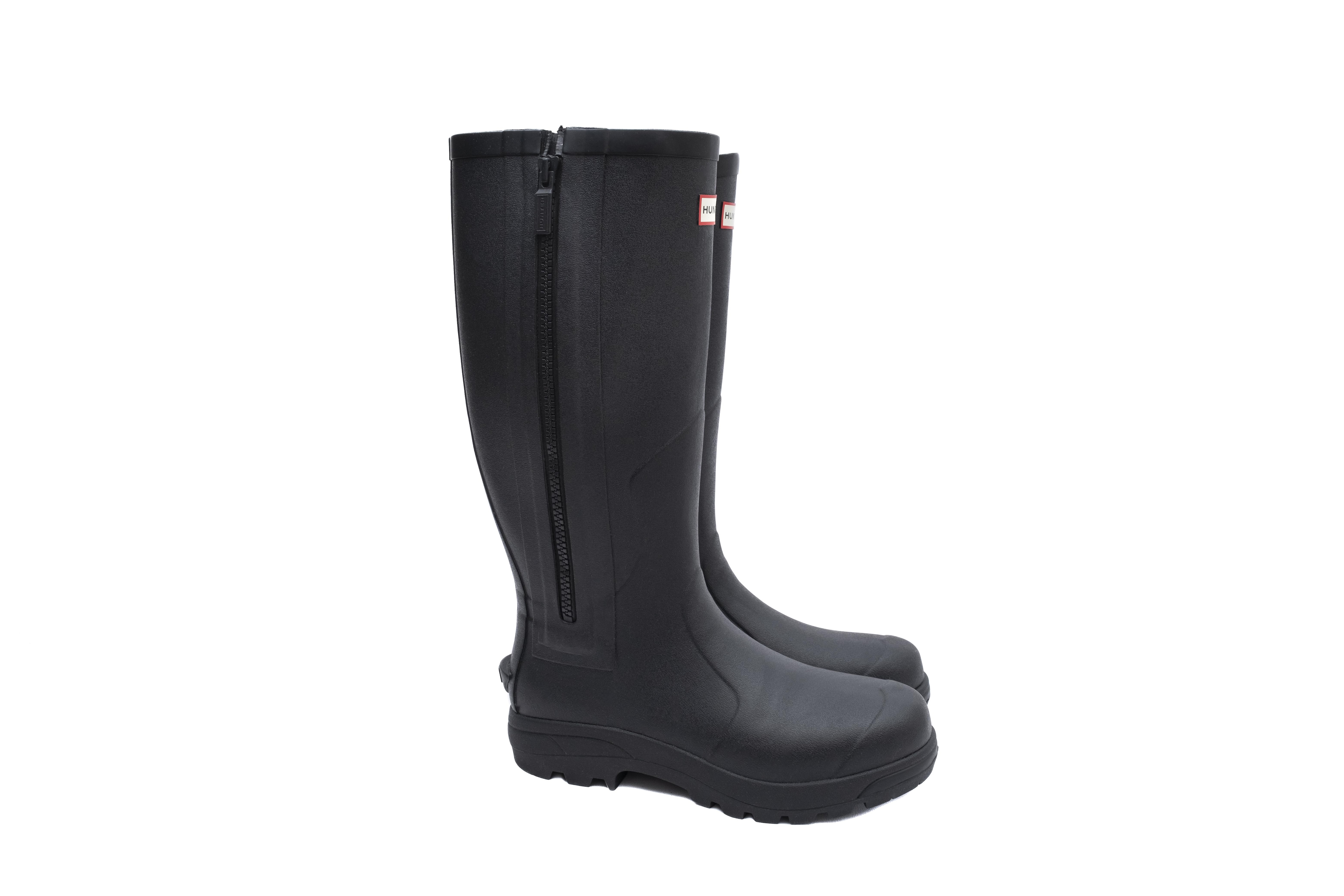 Botas básicas unisex Balmoral MKII Full Zip de suela de doble densidad y refuerzo lateral ajustable - Hunter - Negro Negro-2