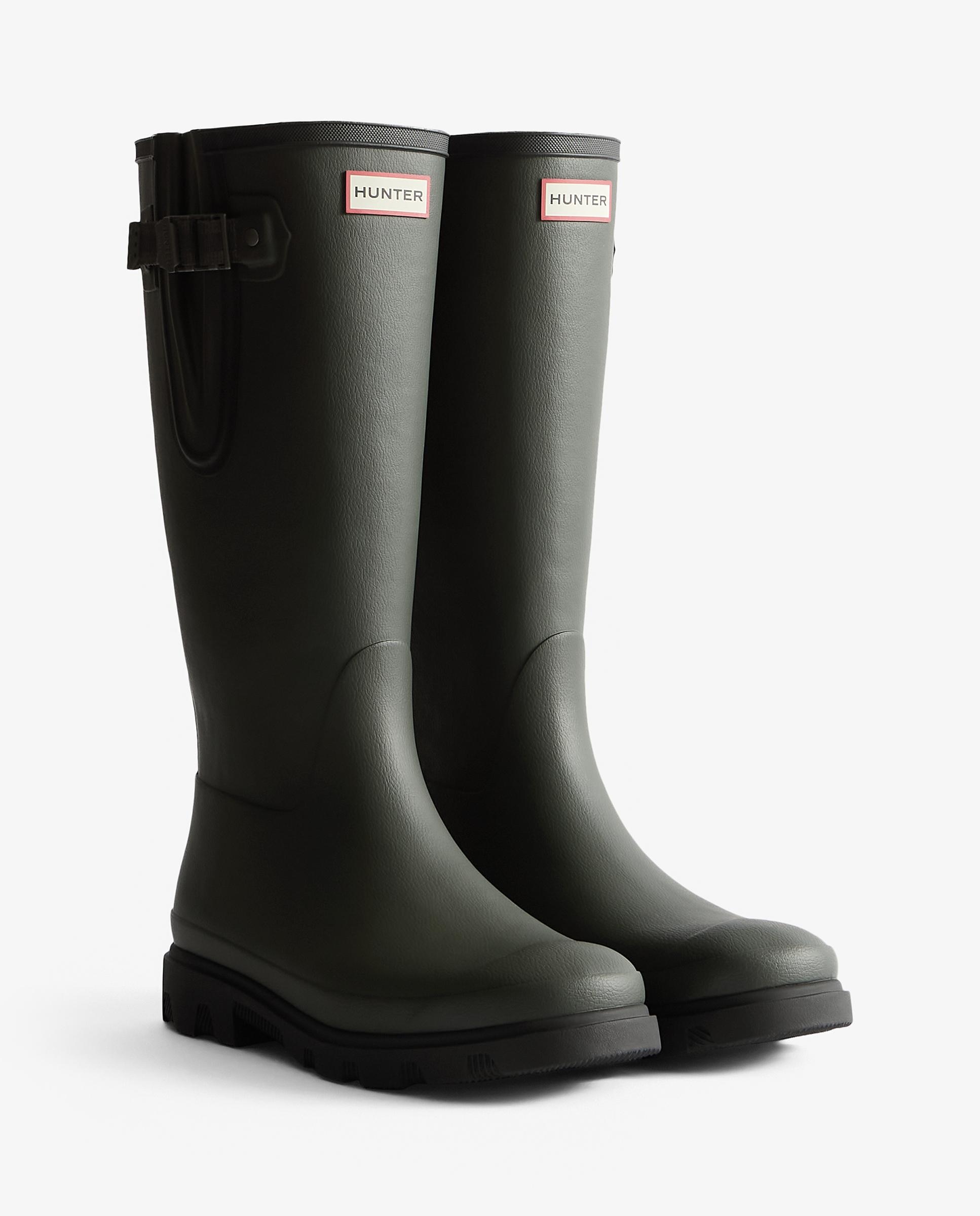 Botas de agua unisex downpour adjustable impermeables - Hunter - Verde Oliva Verde Oliva-2