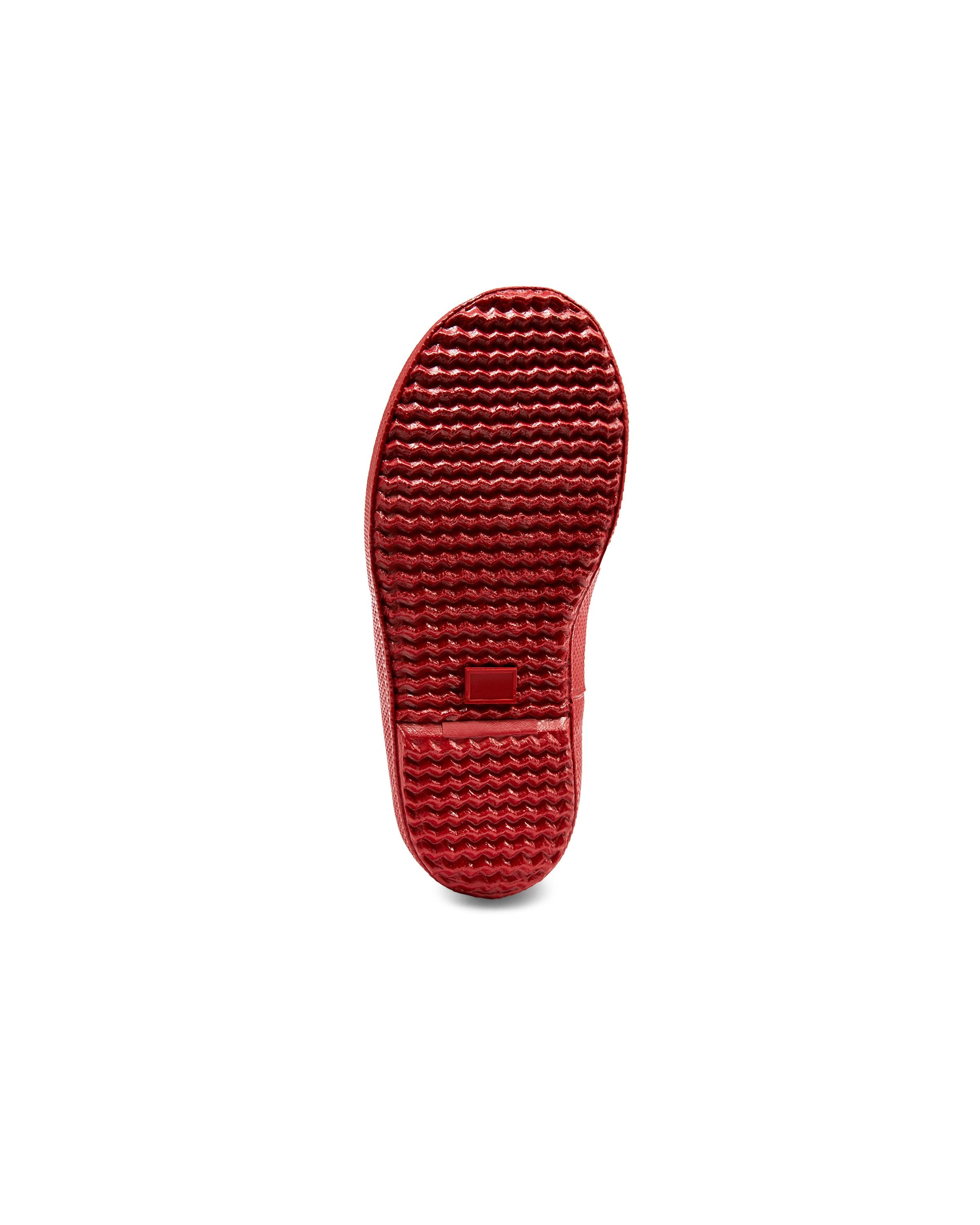 Bota de agua FIRST KIDS lisa para niño. - Hunter - Rojo Rojo-4