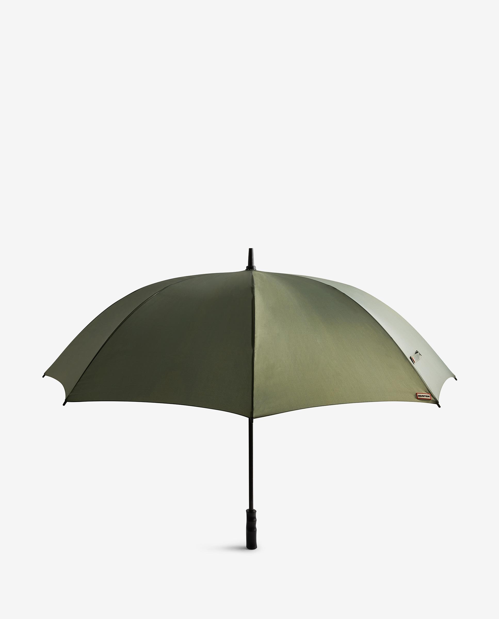 Paraguas downpour manual con una amplia cubierta - Hunter - Verde oscuro Verde oscuro-1