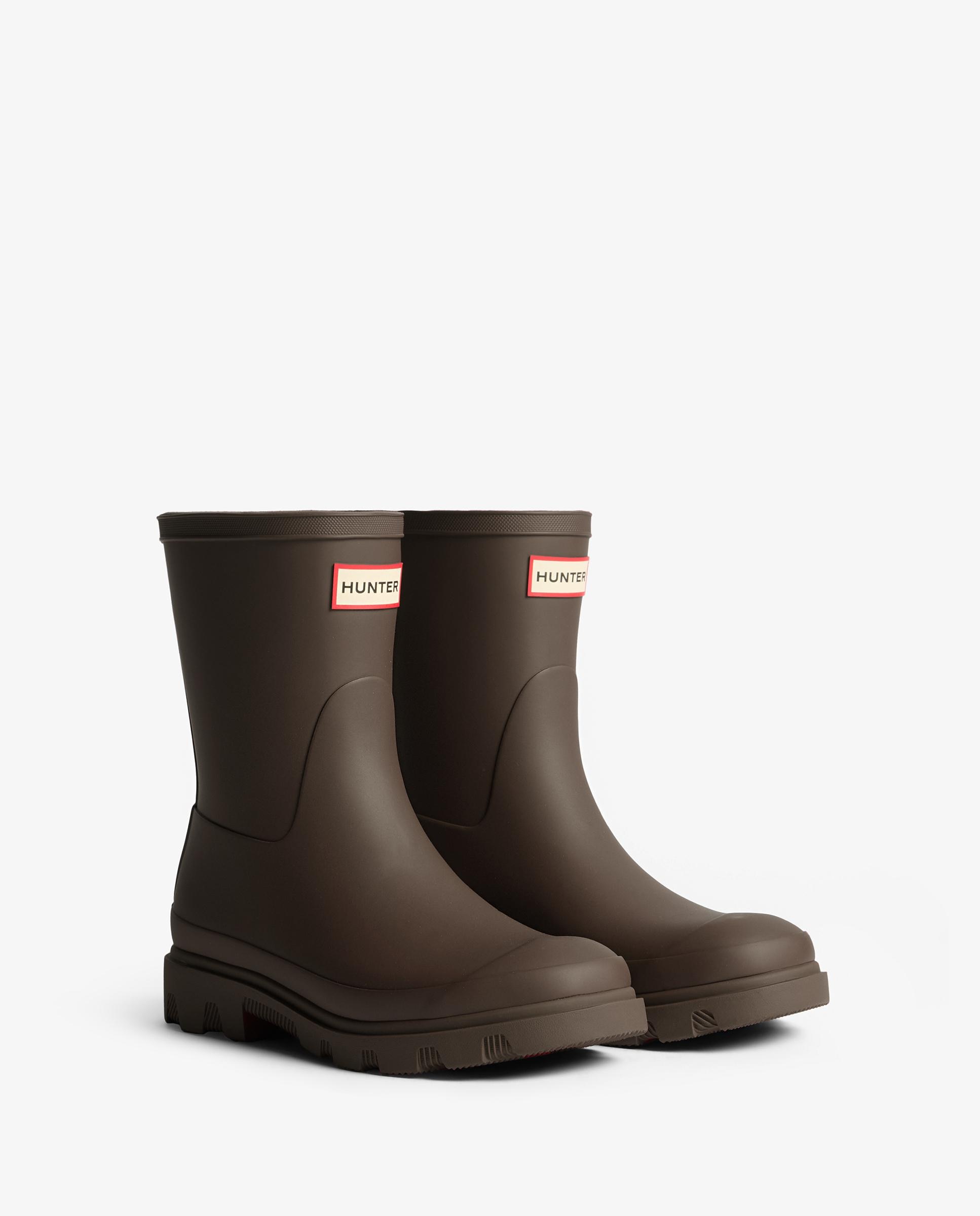 Botas de agua unisex downpour short impermeables - Hunter - Marrón chocolate Marrón chocolate-3