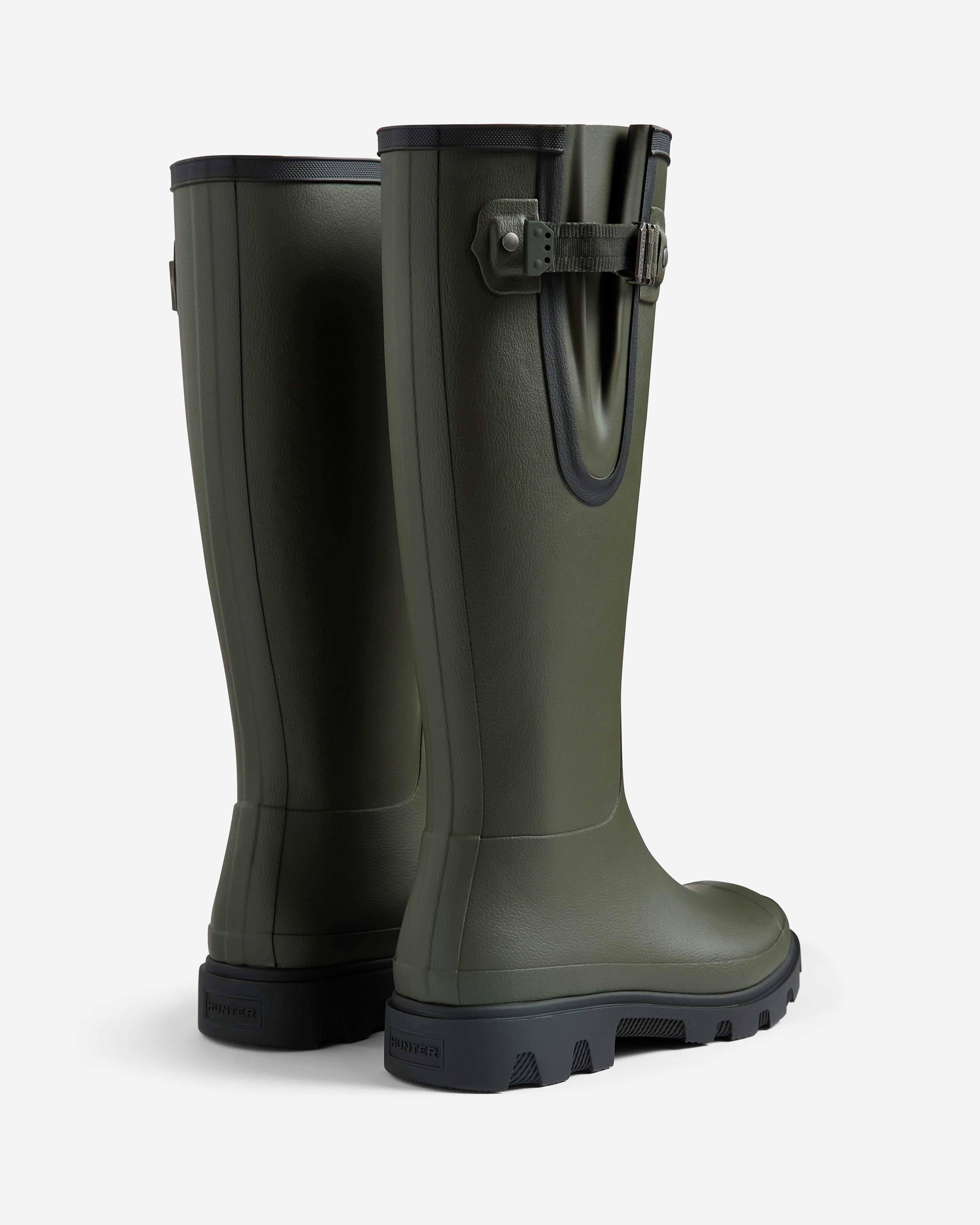 Botas de agua unisex downpour adjustable impermeables - Hunter - Verde Oliva Verde Oliva-3