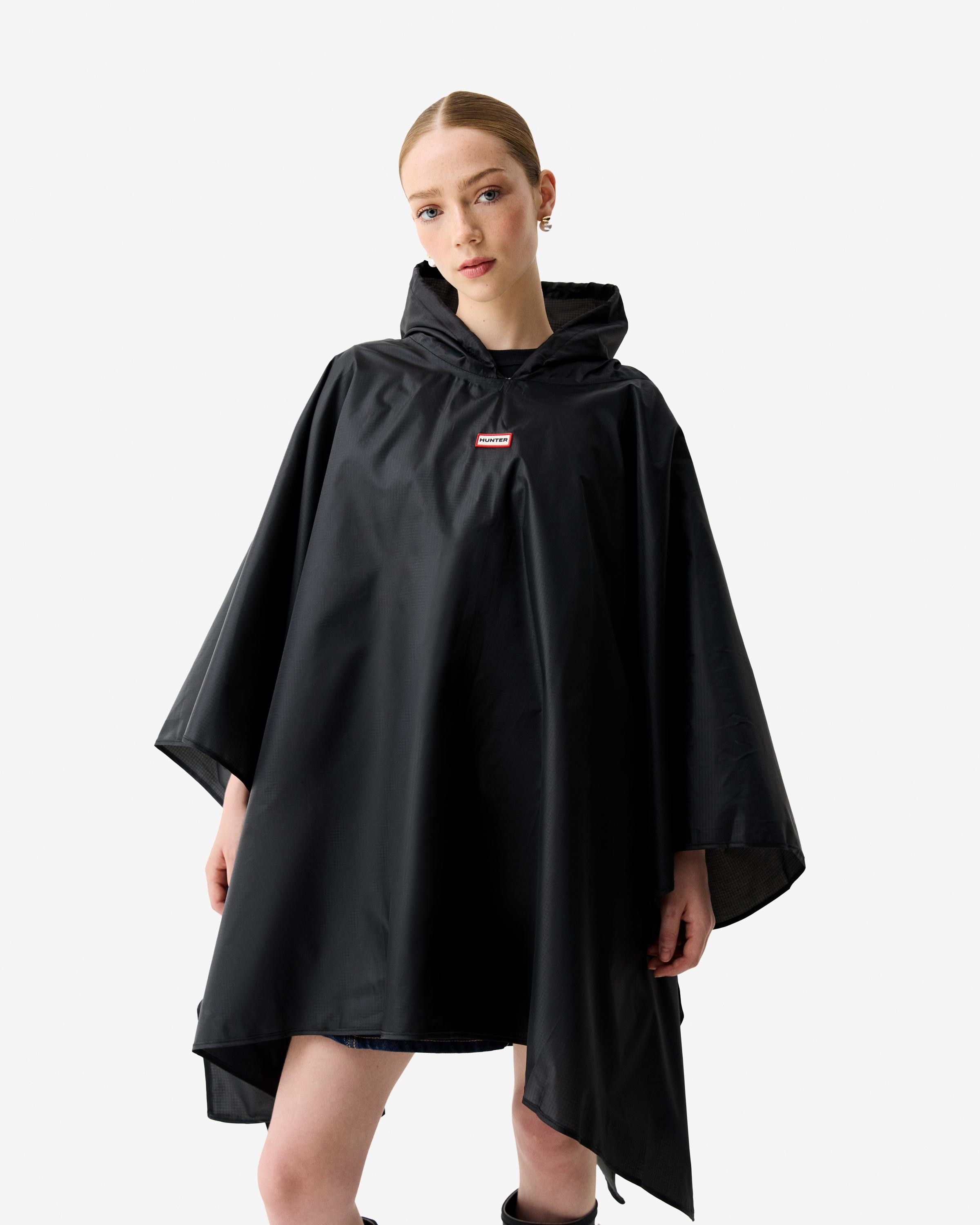 Hunter - Poncho unisex huner packable impermeable y plegable.