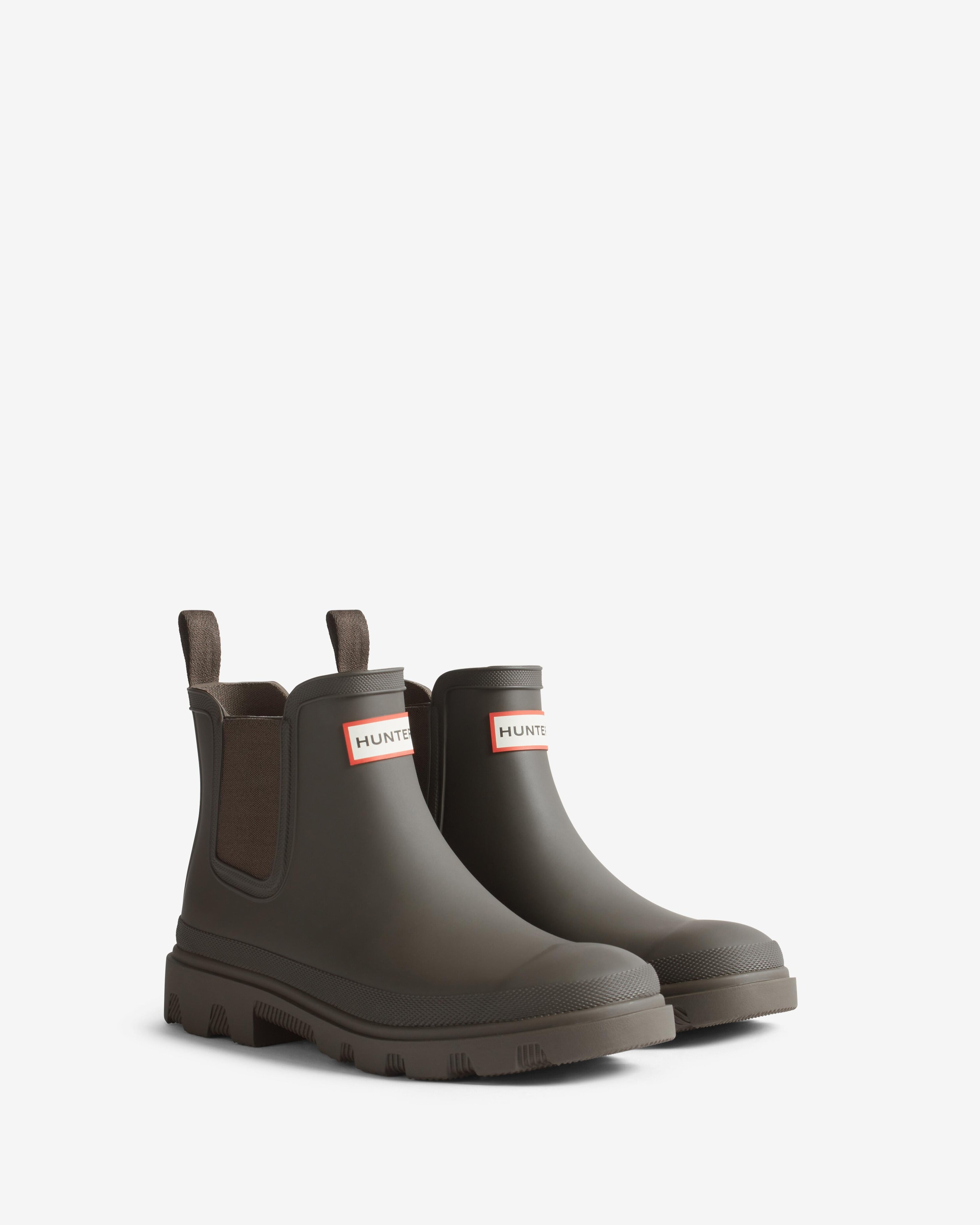 Bota downpour chelsea de Mujer - Hunter - Marrón chocolate Marrón chocolate-3