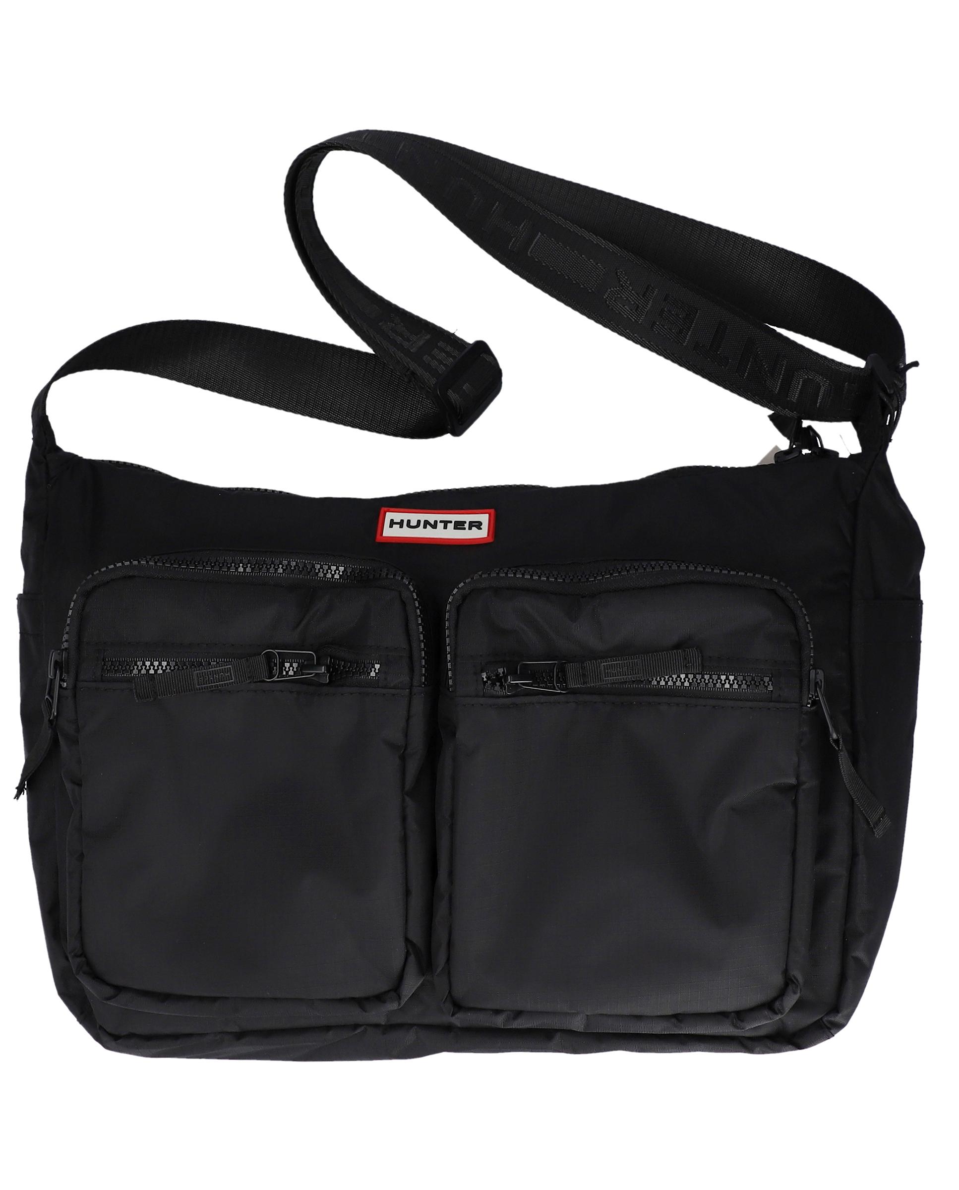 Imagen 0 de Bolso bandolera multipocket con cremallera Negro